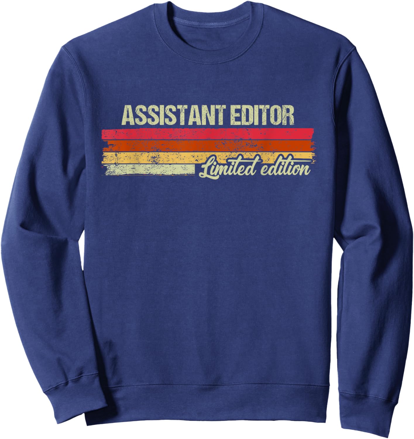 Vintage Assistant Editor Limited Edition Sweatshirt - Sweatshirt | Navy