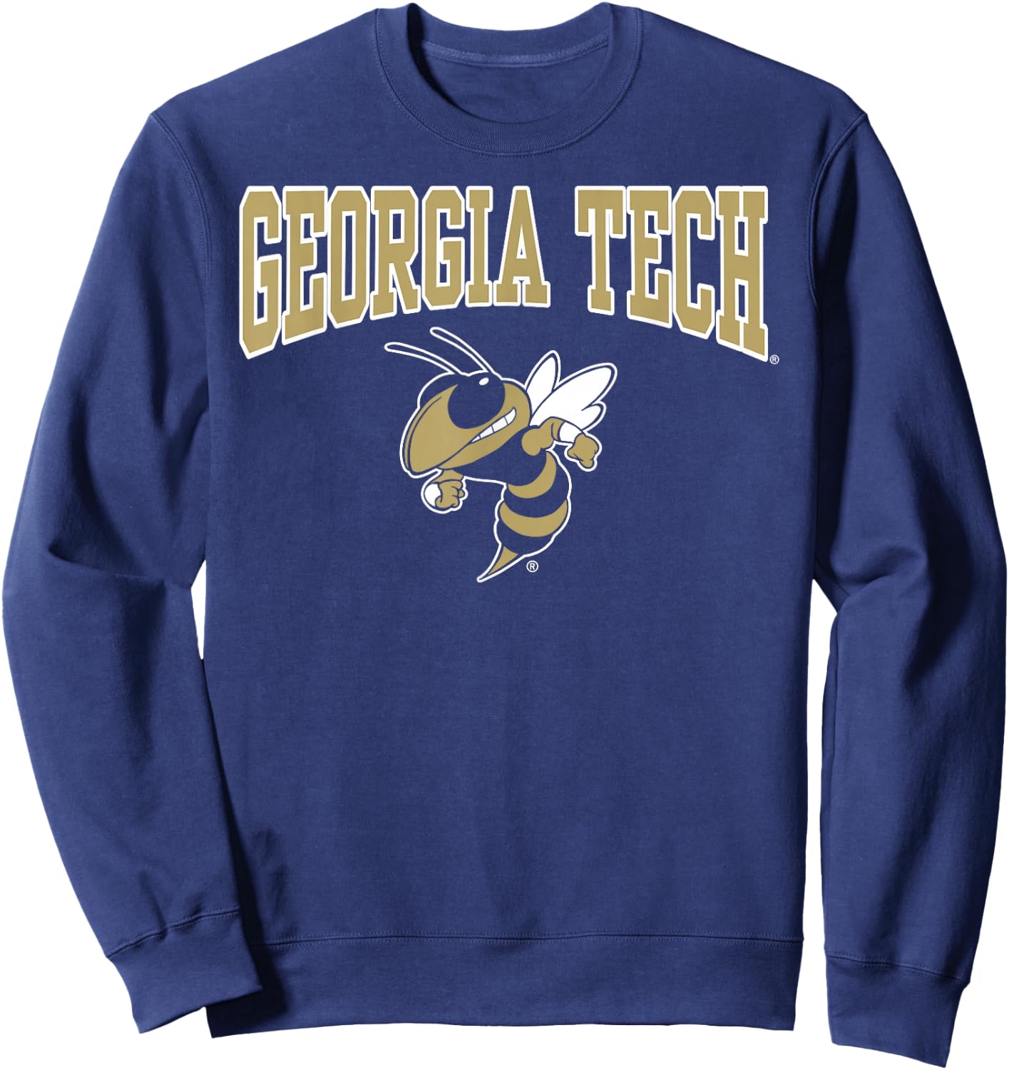 Georgia Tech Yellow Jackets Buzz Navy Officially Licensed Sweatshirt - Sweatshirt | Navy