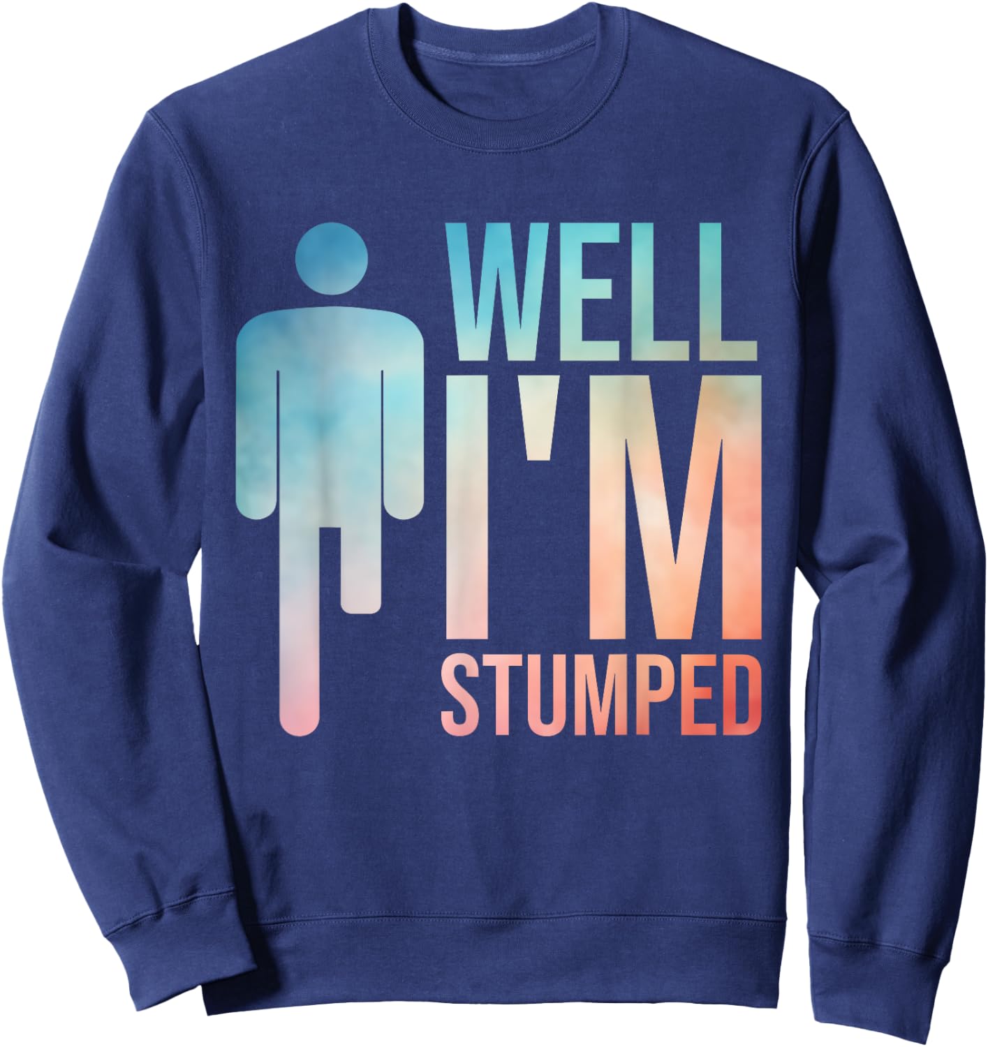 Funny Amputee Design Women Prosthetic Leg Amputation Sweatshirt - Sweatshirt | Navy