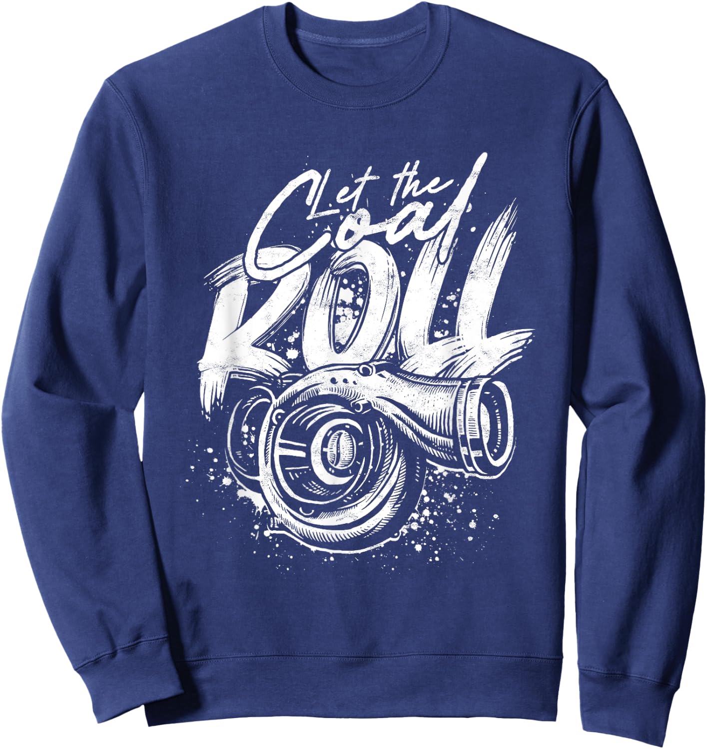 Diesel Rolling Coal Diesel Truck USA Turbo Diesel Roll Coal Sweatshirt - Sweatshirt | Navy