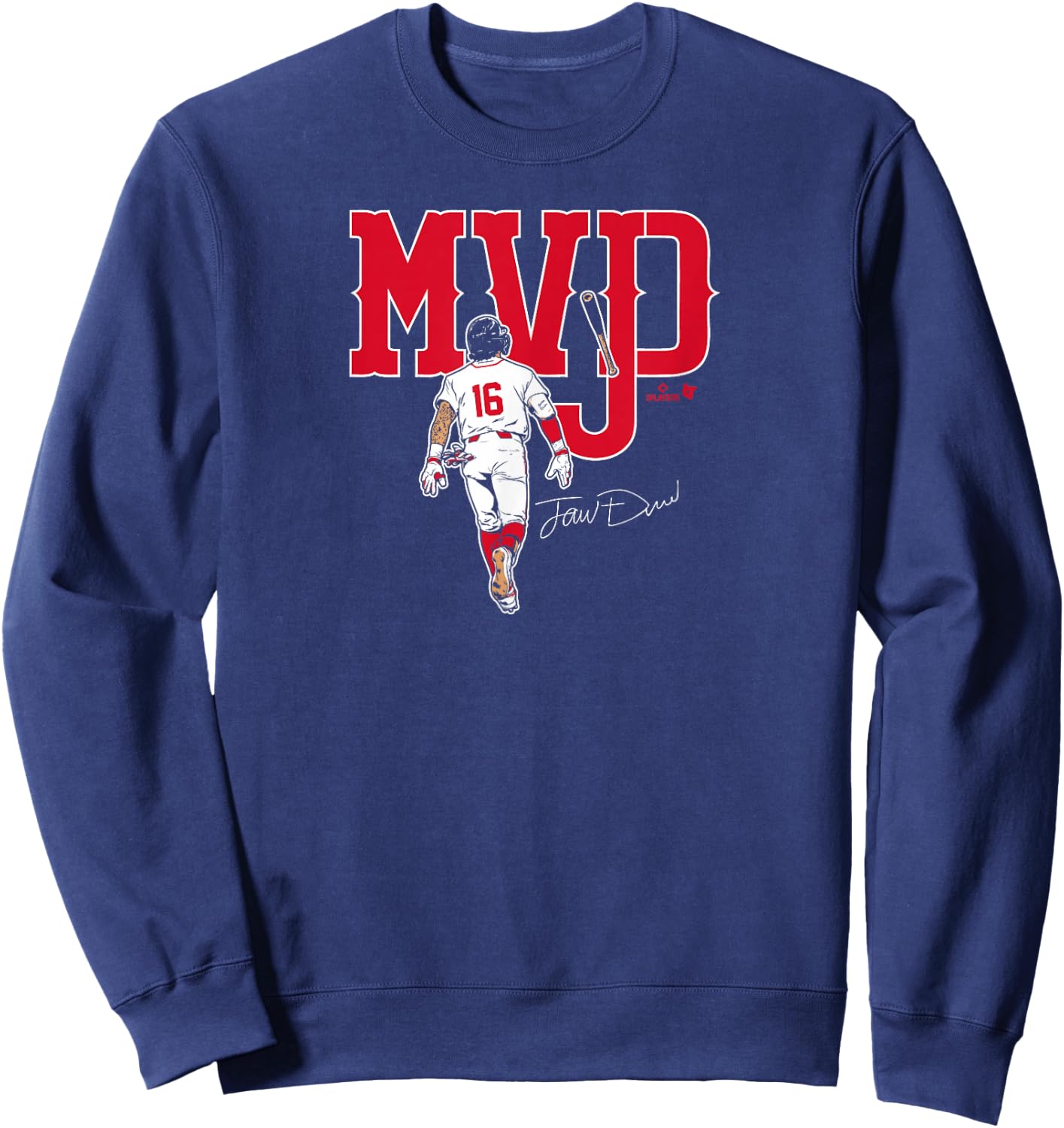 Jarren Duran - MVJD - Boston Baseball Sweatshirt - Sweatshirt | Navy