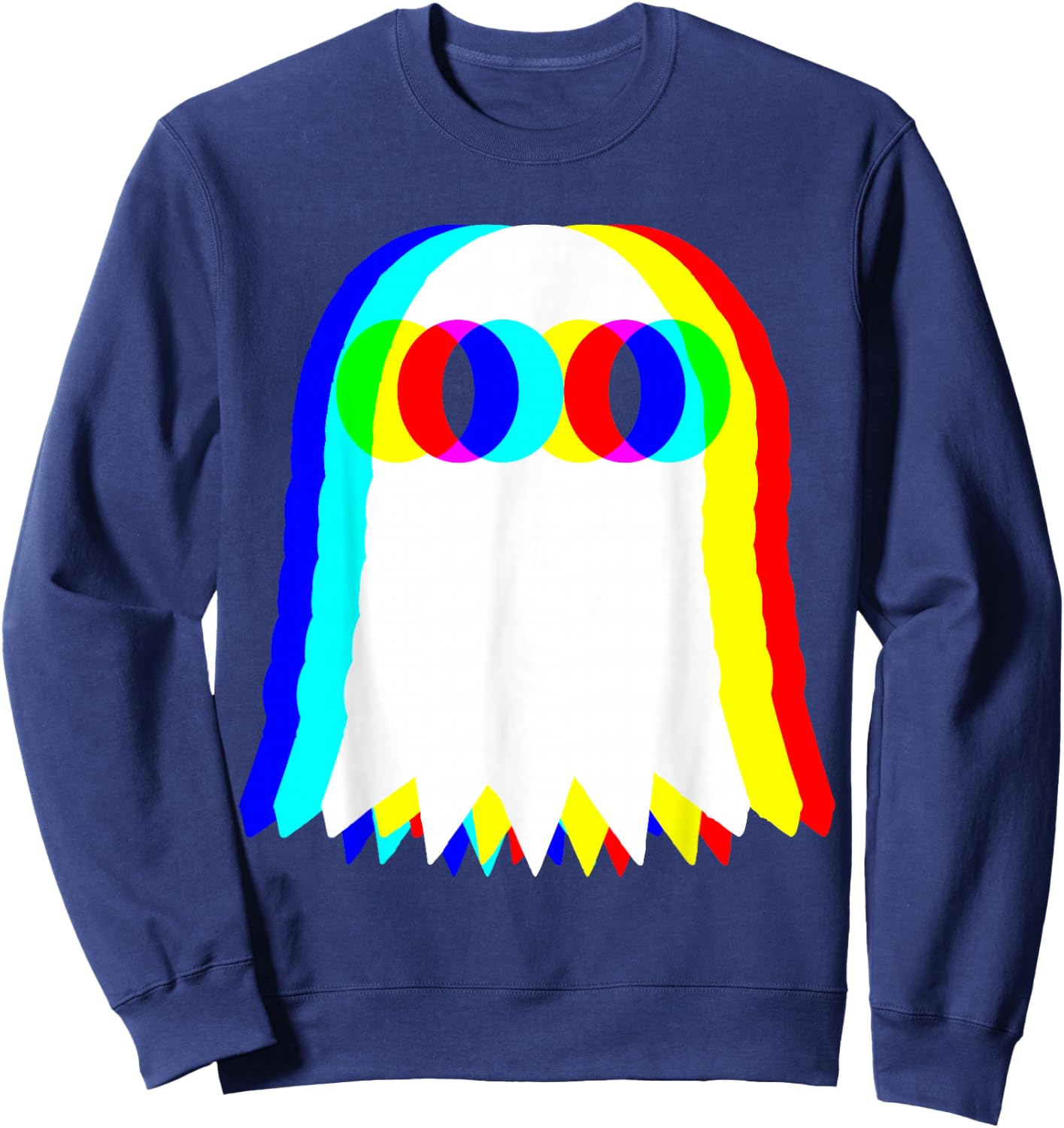 Halloween Ghost Music Party Halloween Sweatshirt - Sweatshirt | Navy