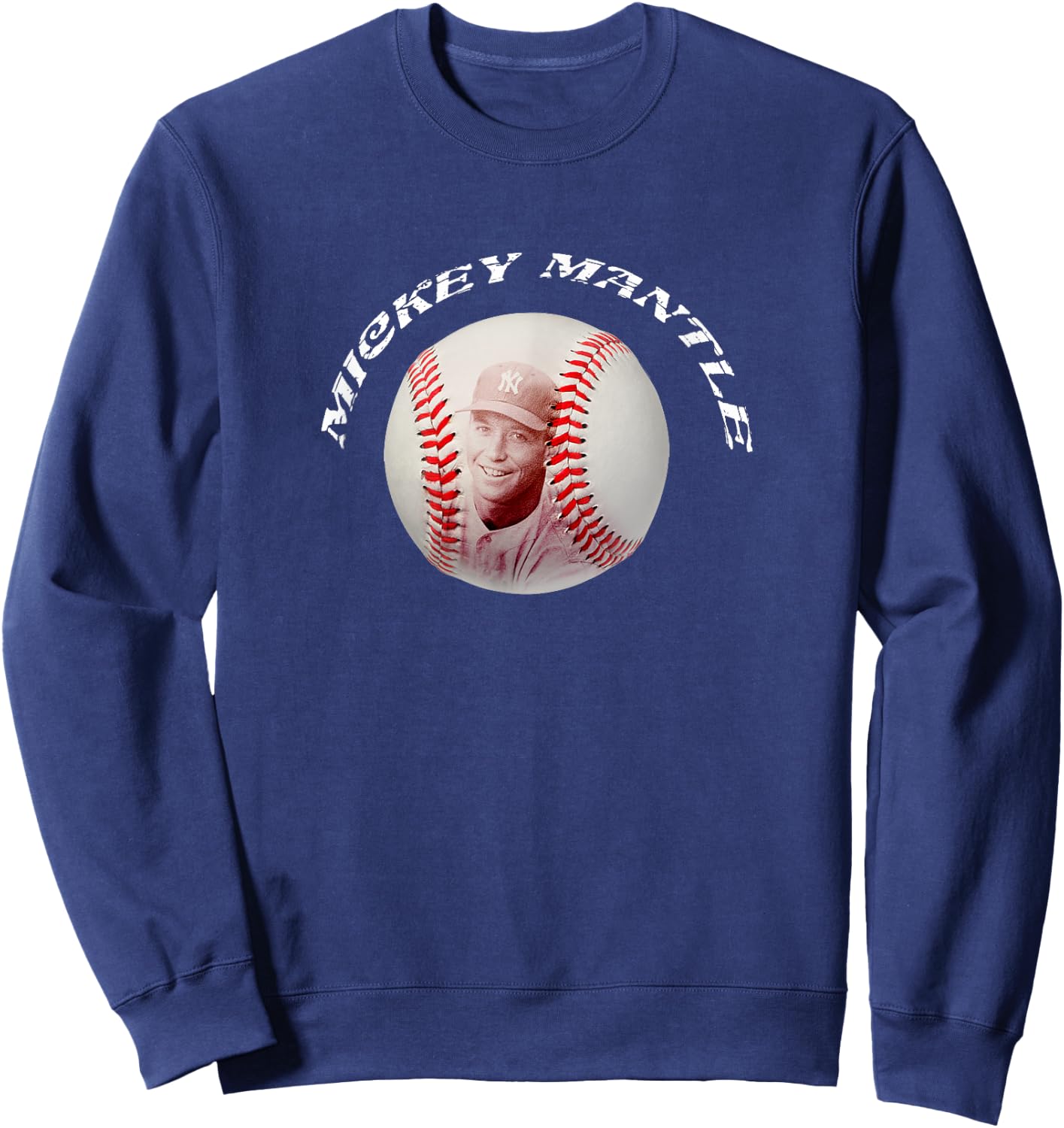 Mickey Mantle_Baseball_002 Sweatshirt - Sweatshirt | Navy