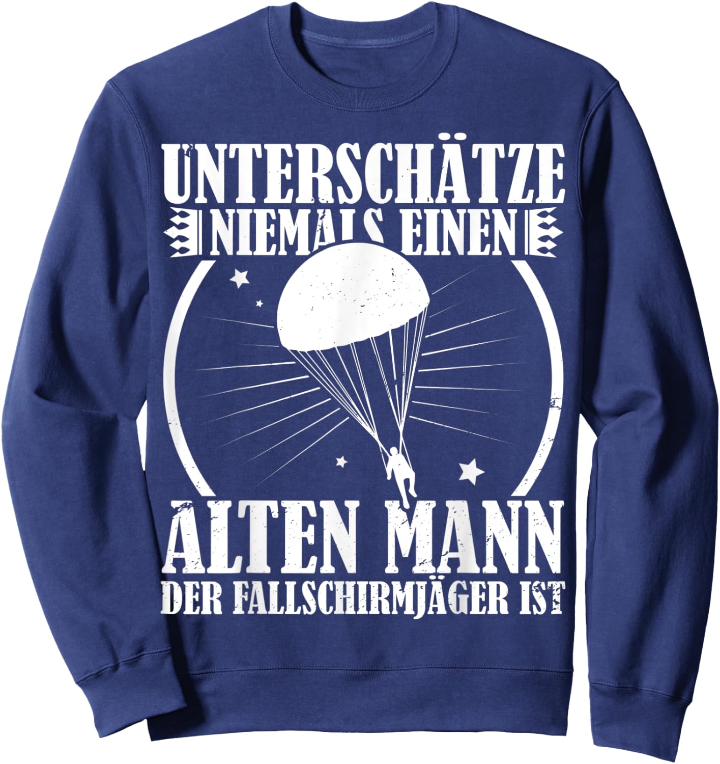 Paratroopers German Army Paratrooper Soldier Sweatshirt - Sweatshirt | Navy