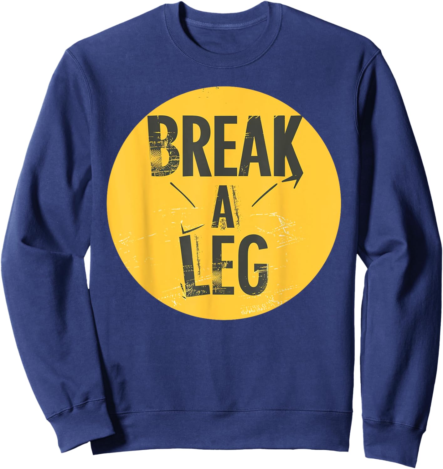 Funny Idiom Statement Costume Sweatshirt - Sweatshirt | Navy