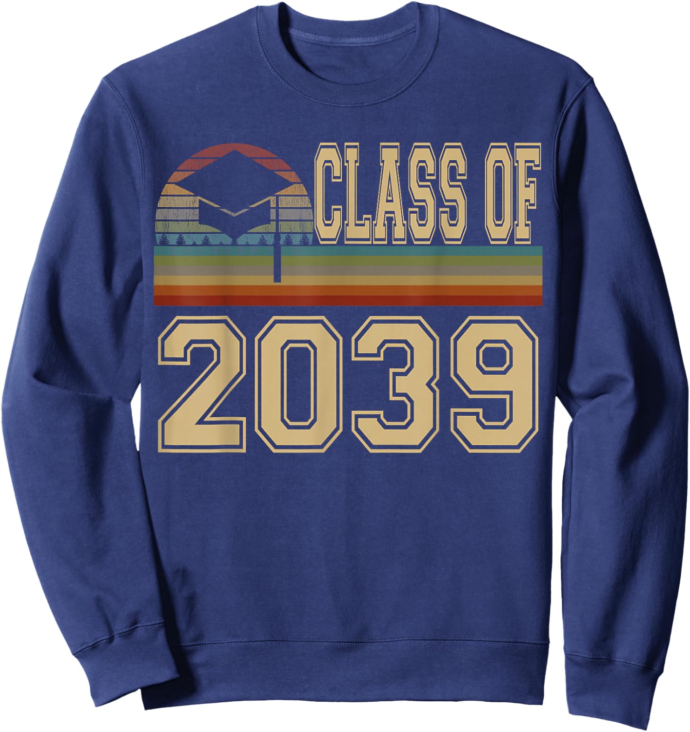 Class of 2039 grow with me shirt Sweatshirt - Sweatshirt | Navy