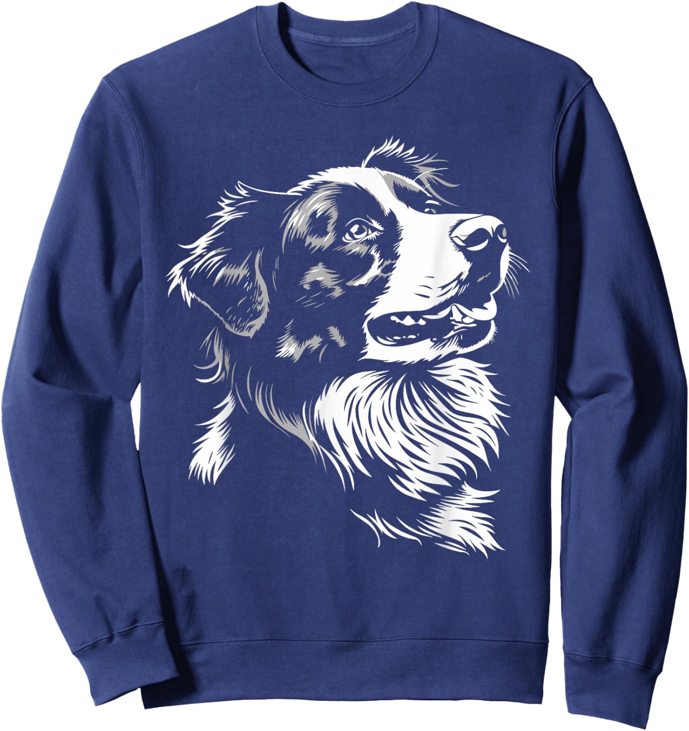 Loyal Australian Shepherddog Companion Women Kids Sweatshirt - Sweatshirt | Navy