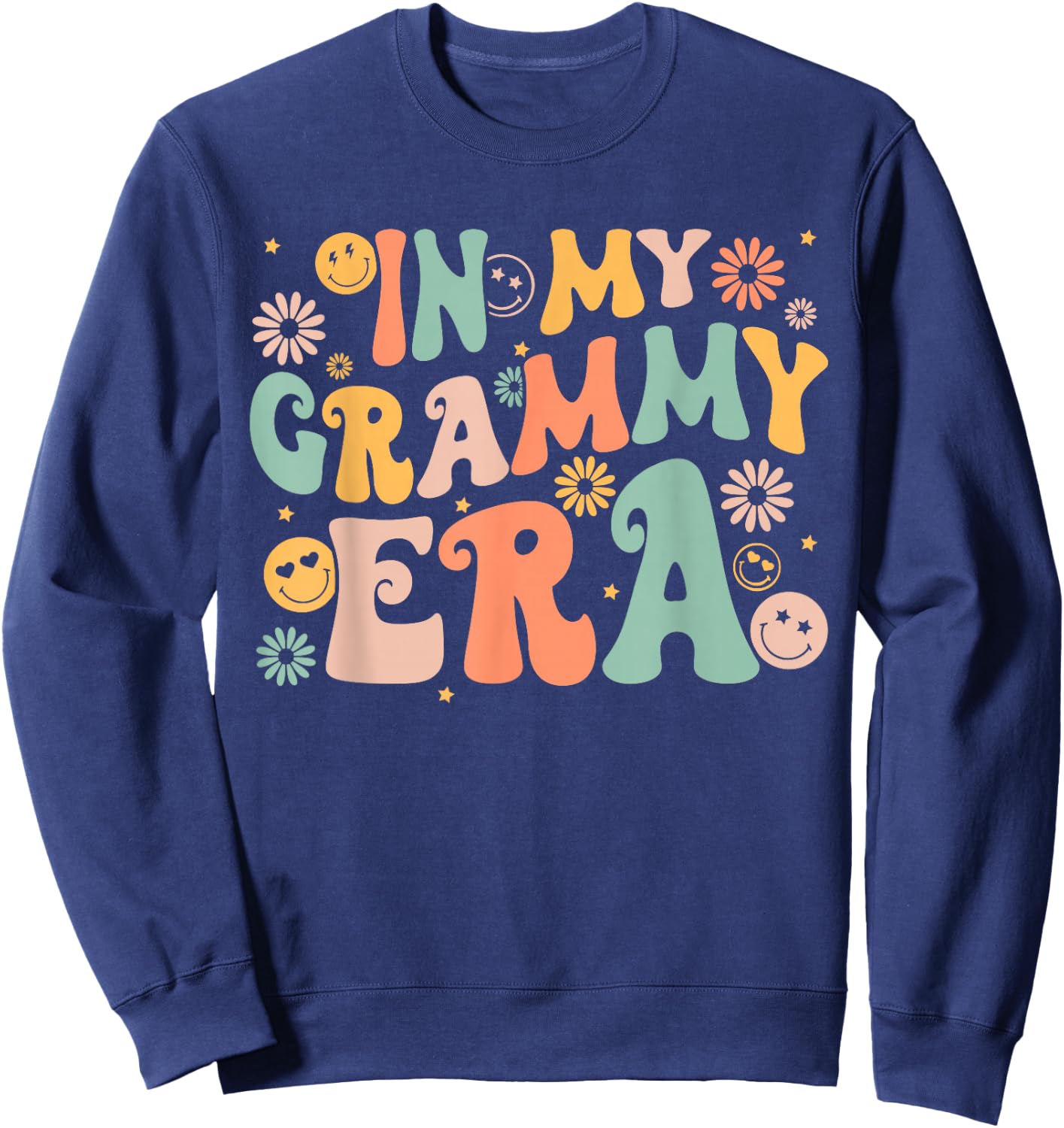 In My Grammy Era for Grandma Mother's Day Baby Announcement Sweatshirt - Sweatshirt | Navy
