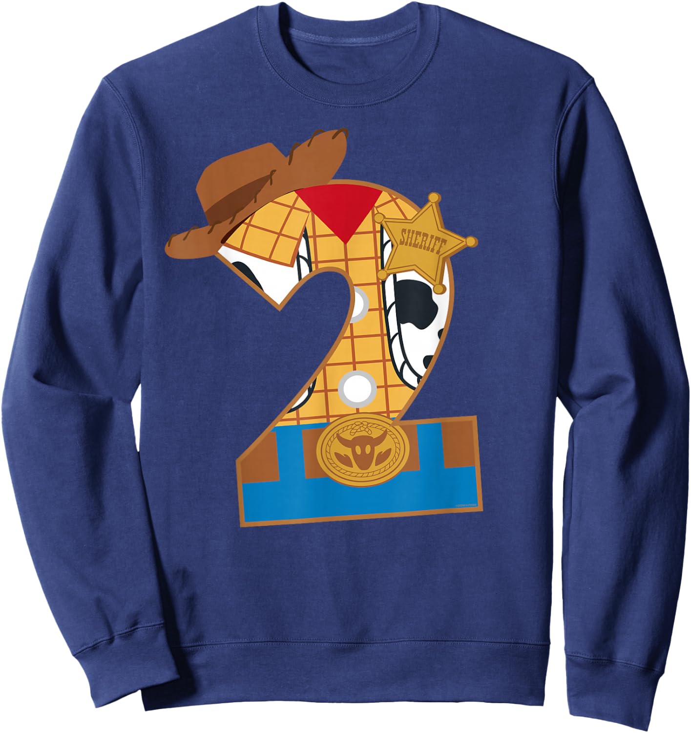 Disney and Pixar's Toy Story Second Birthday 2 Years Old Sweatshirt - Sweatshirt | Navy