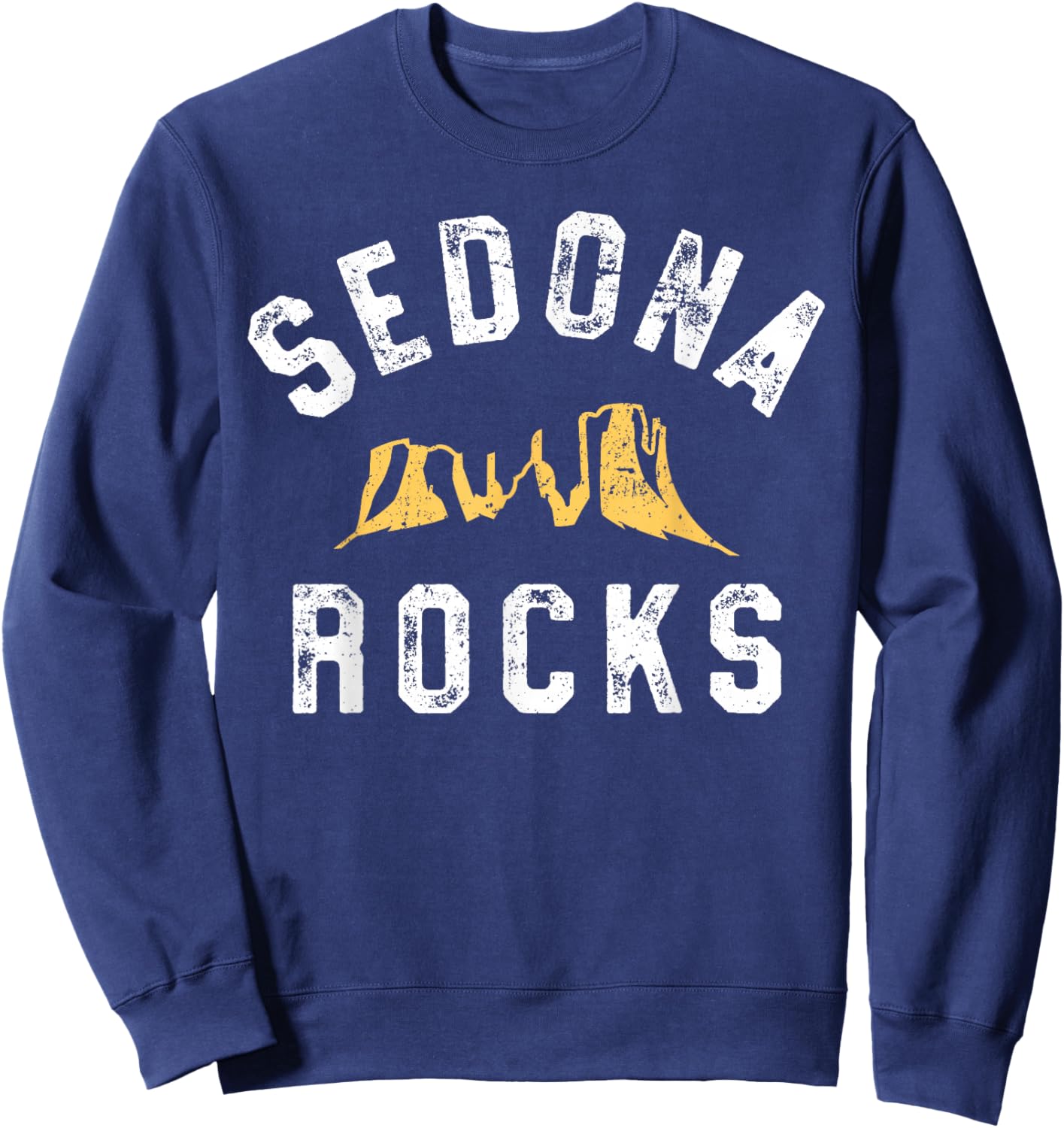 Funny Sedona Shirt - Sedona Rocks Arizona Vacation Pun Gift Sweatshirt - Sweatshirt | Navy