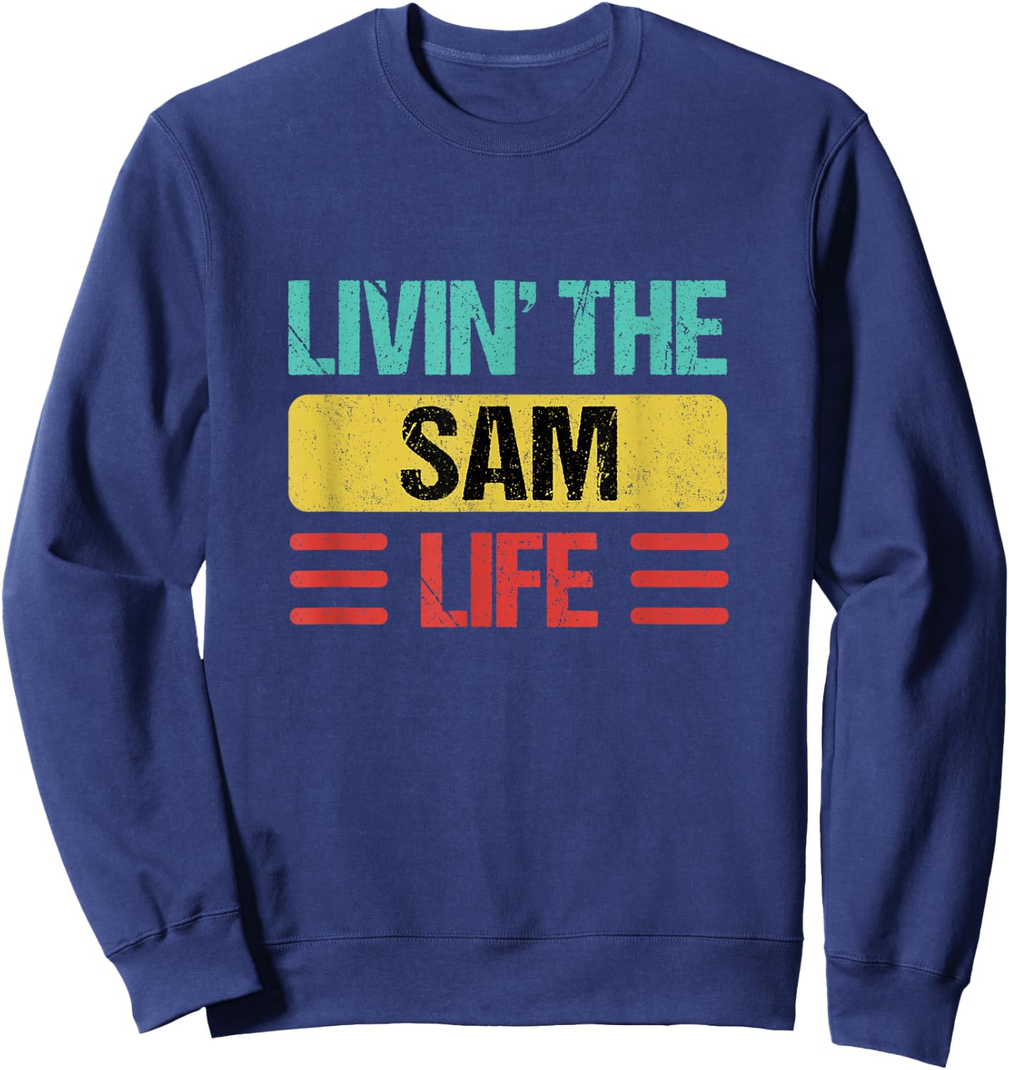 Sam Name Sweatshirt - Sweatshirt | Navy