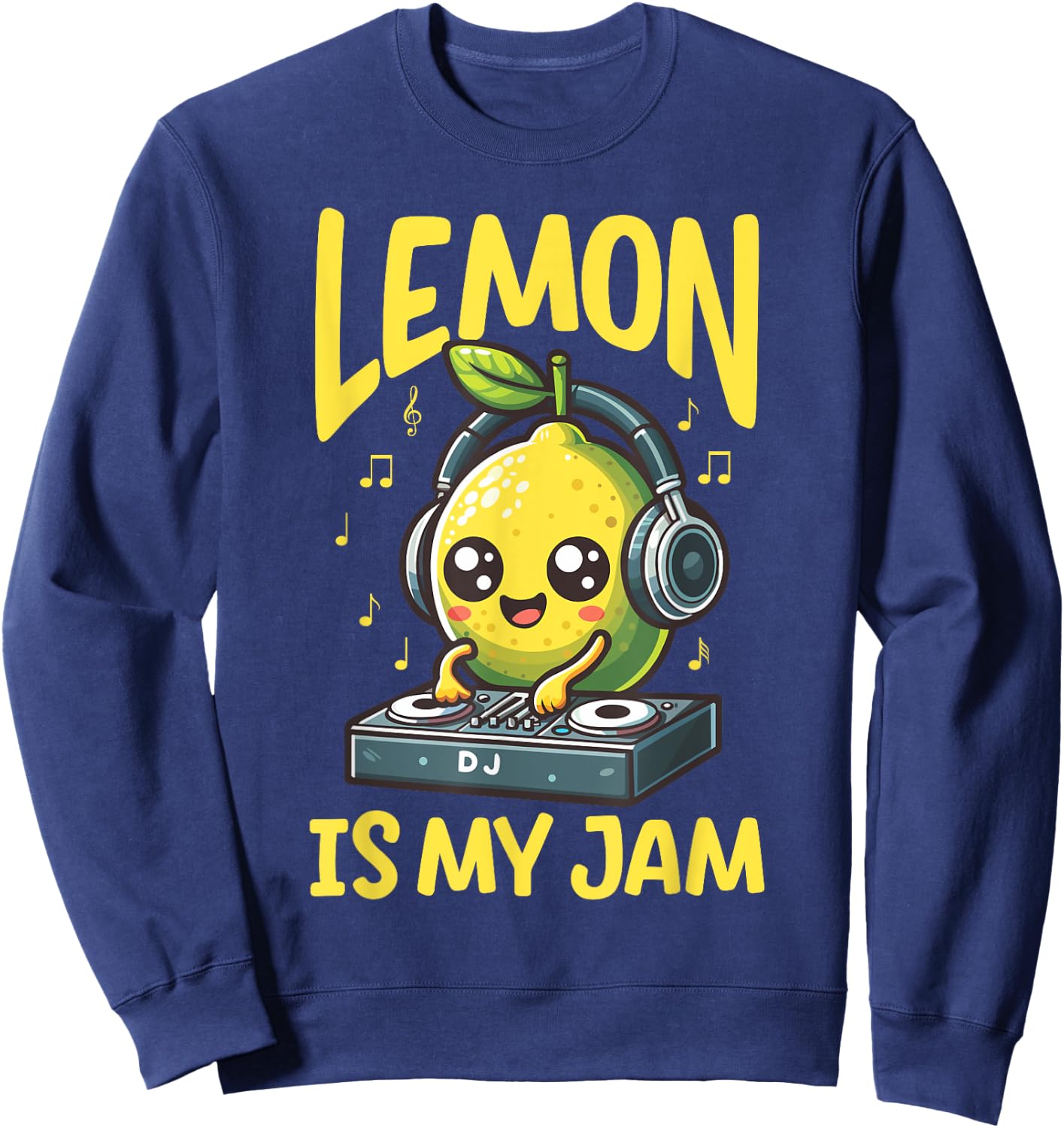 Lemon Lover Lemon Juice Travel Lemon Is My Jam Sweatshirt - Sweatshirt | Navy