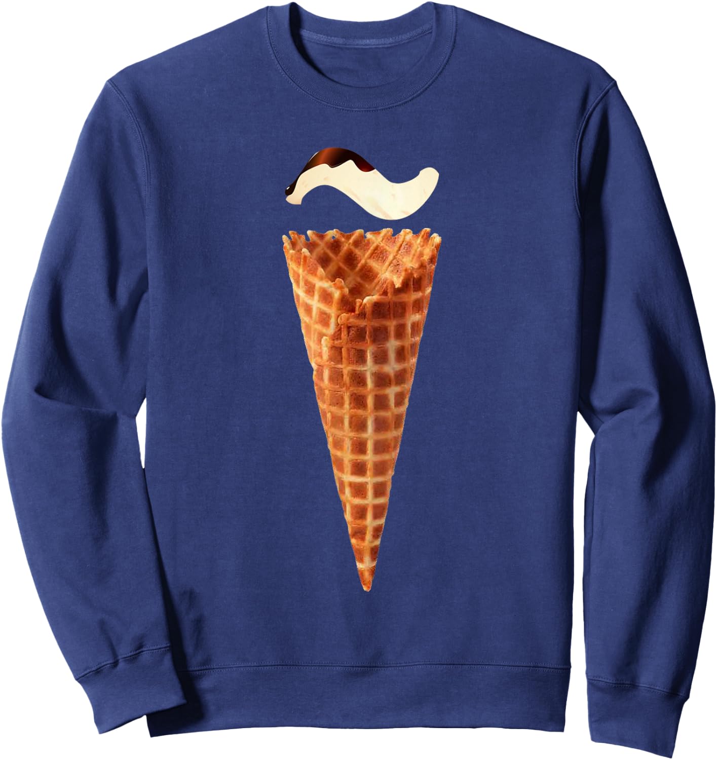 Coño Helado, Cone Ice con la enie, Funny and Cool Sweatshirt - Sweatshirt | Navy