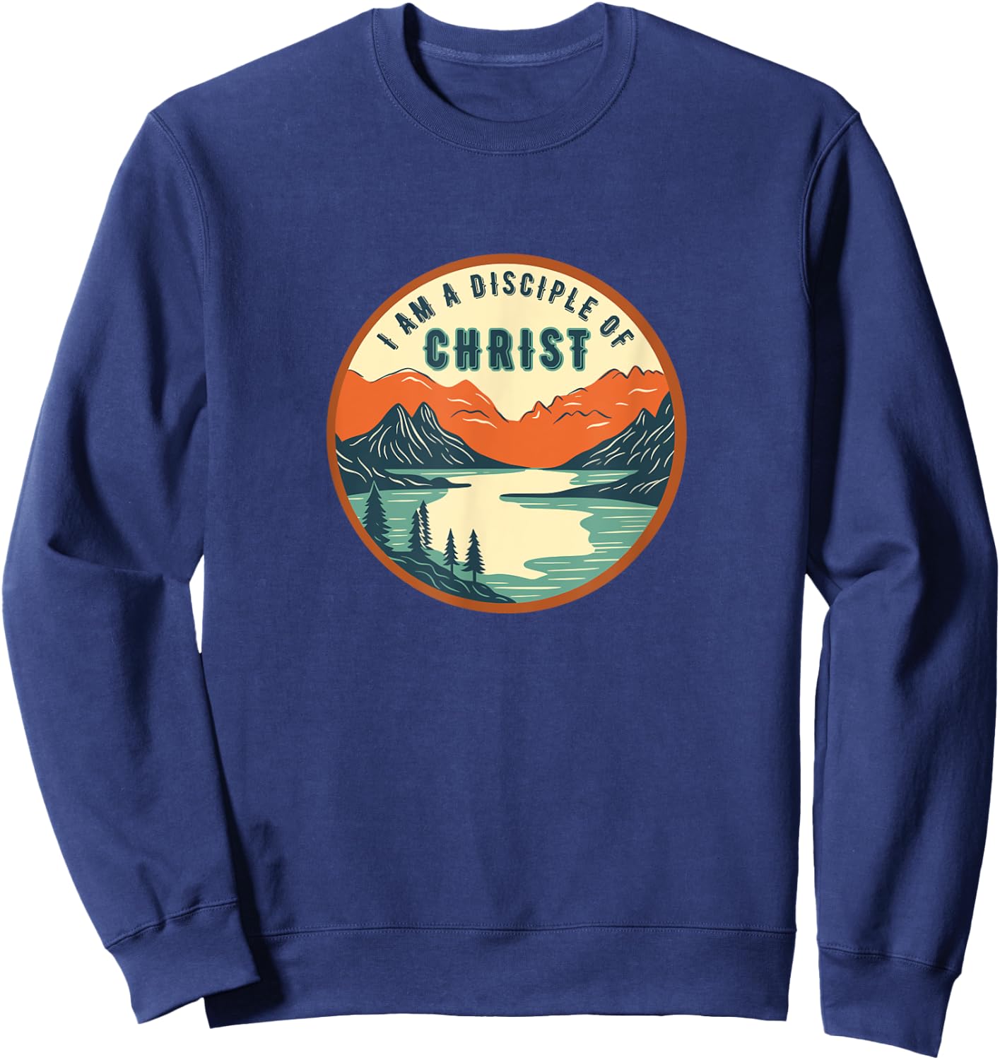 Disciple of Jesus Christ Cute Christian Youth Theme 2024 Sweatshirt - Sweatshirt | Navy