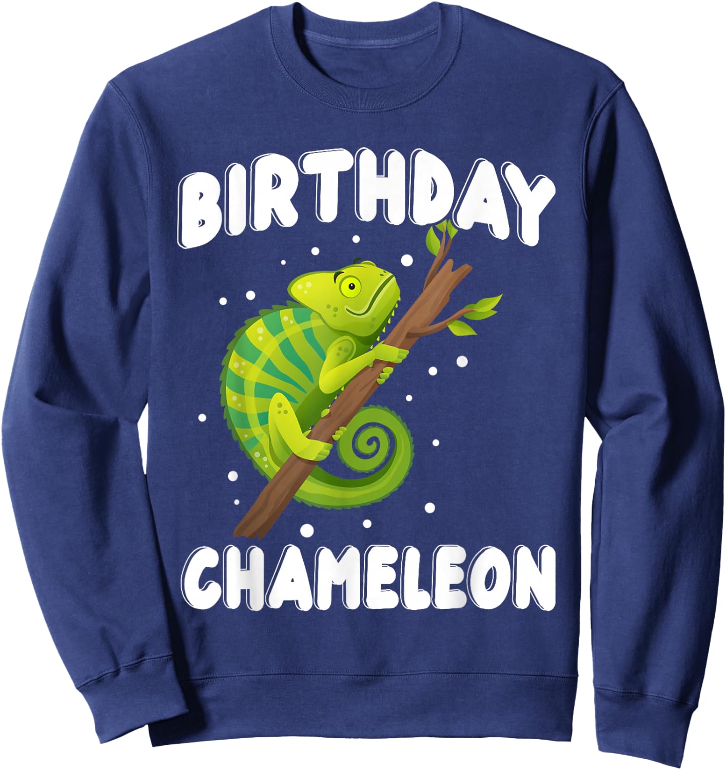 Birthday Chameleon Sweatshirt - Sweatshirt | Navy