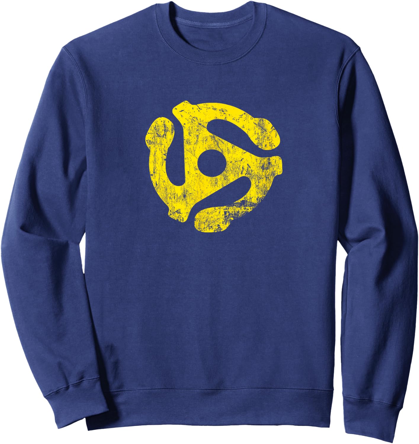 45 RPM Record Adapter Sweatshirt - Sweatshirt | Navy