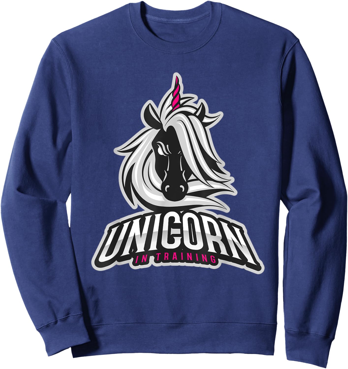 Unicorn In Training Gift Kids Men Women Sweatshirt - Sweatshirt | Navy