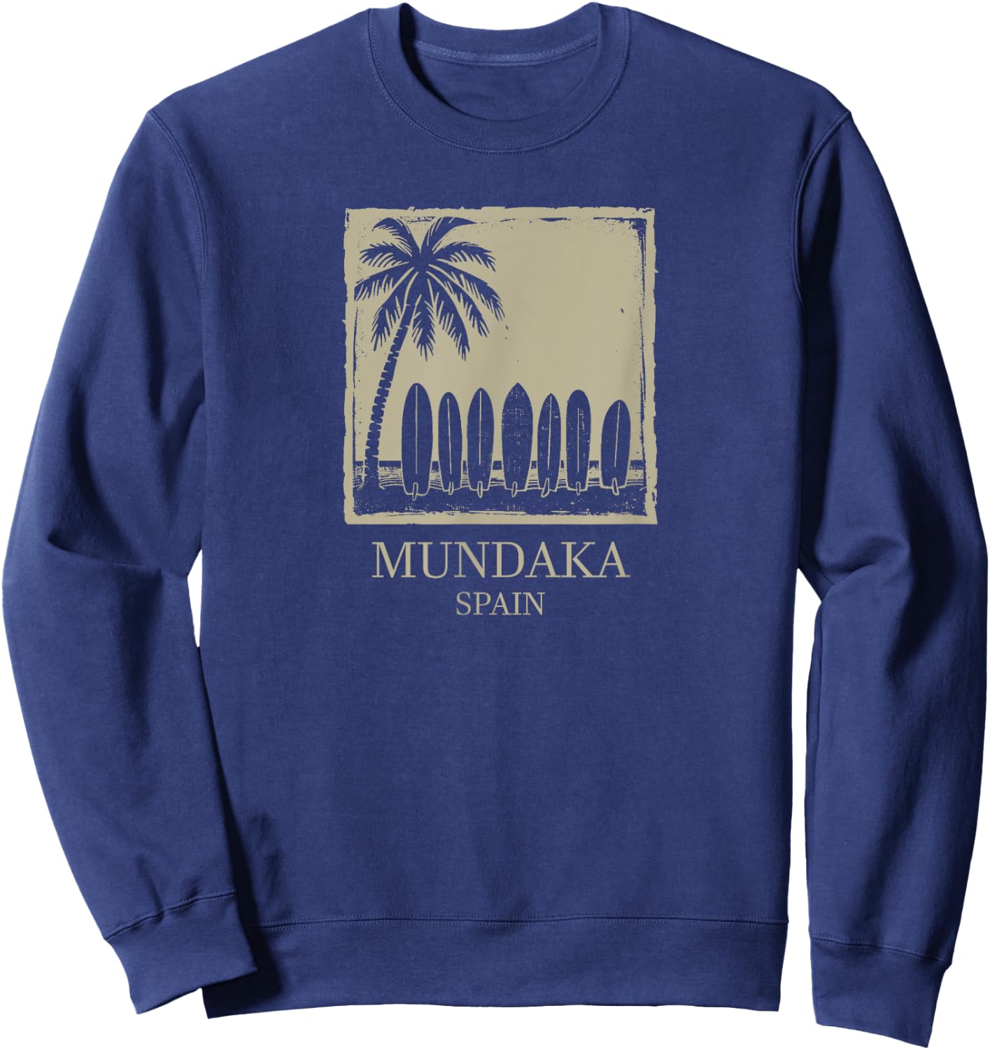 Surfing Surfboard MUNDAKA Sweatshirt - Sweatshirt | Navy