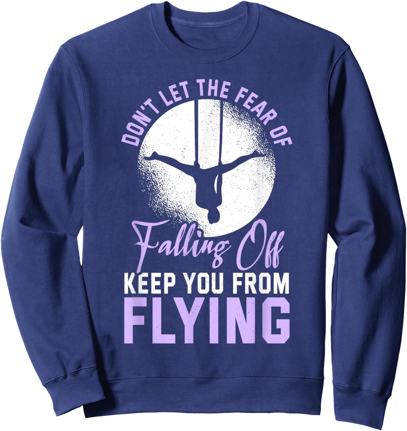 Aerialist Aerial Silks Acrobatics Air Yoga Sweatshirt - Sweatshirt | Navy