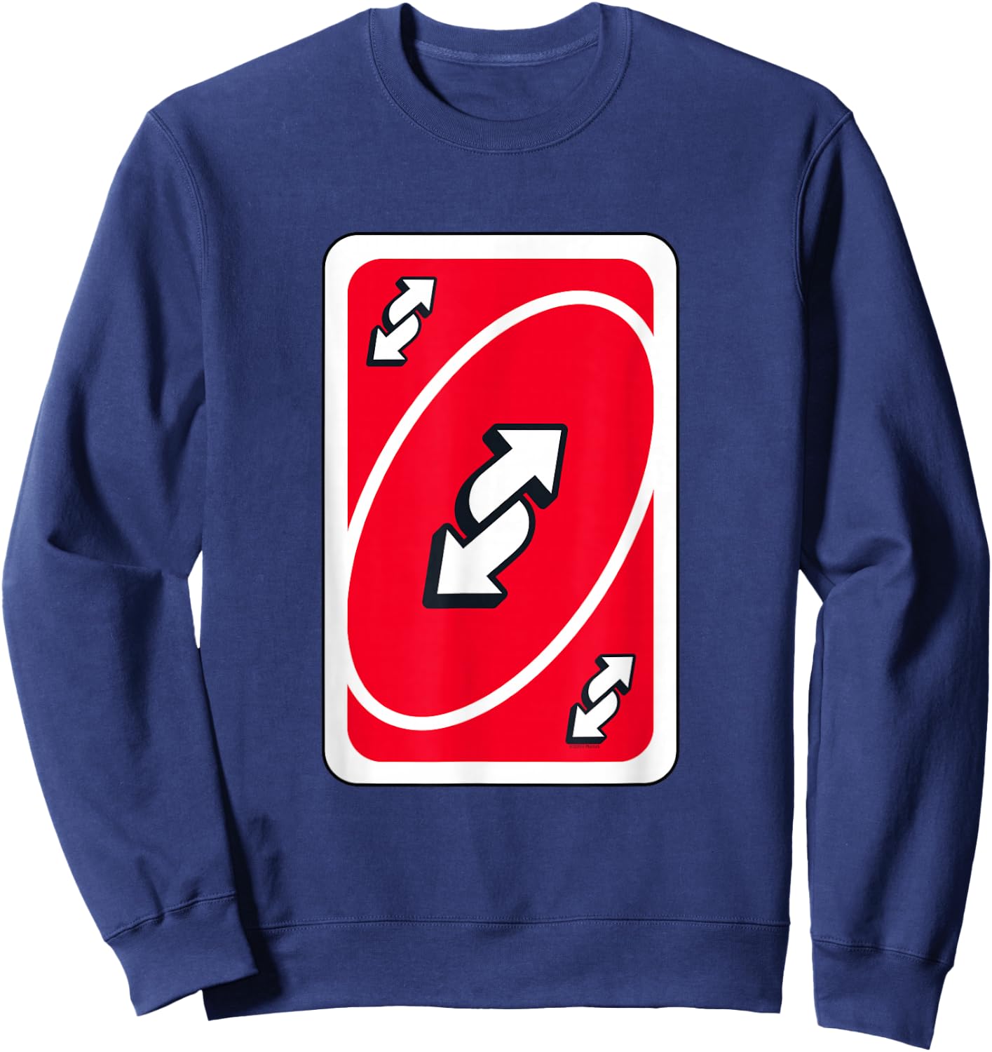UNO - Red Reverse Card Sweatshirt - Sweatshirt | Navy
