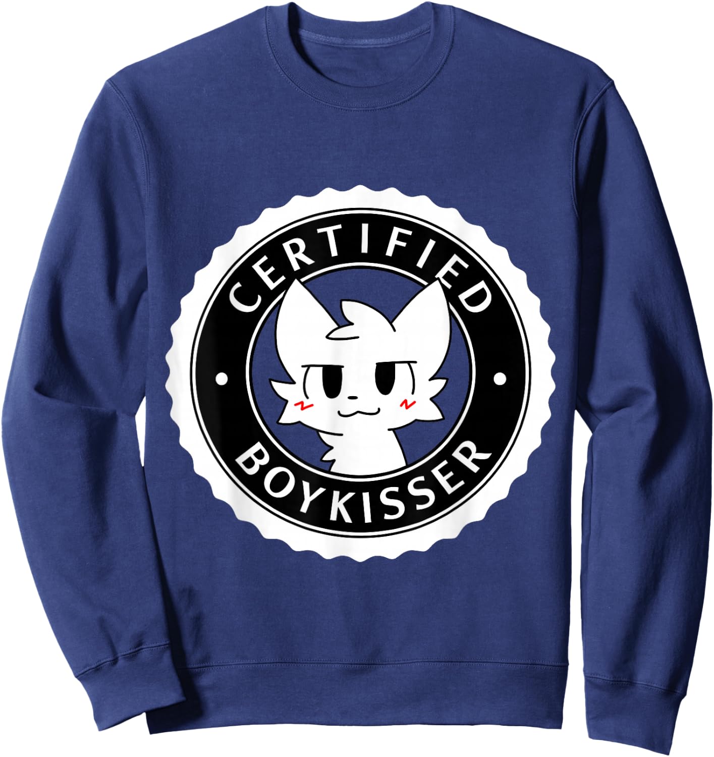 Certified Boykisser Sweatshirt - Sweatshirt | Navy