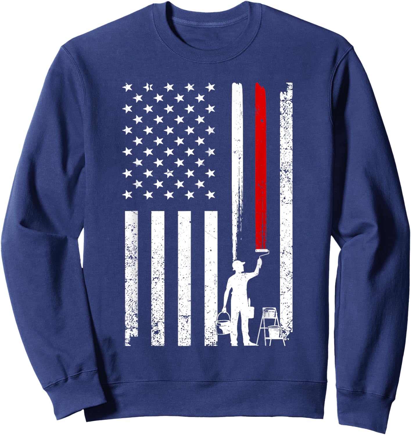 Cool Painter Art Women Painting Job House Painter Sweatshirt - Sweatshirt | Navy
