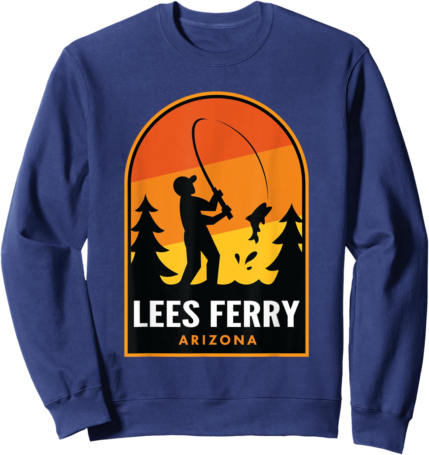 Lees Ferry Arizona Fishing Sweatshirt - Sweatshirt | Navy