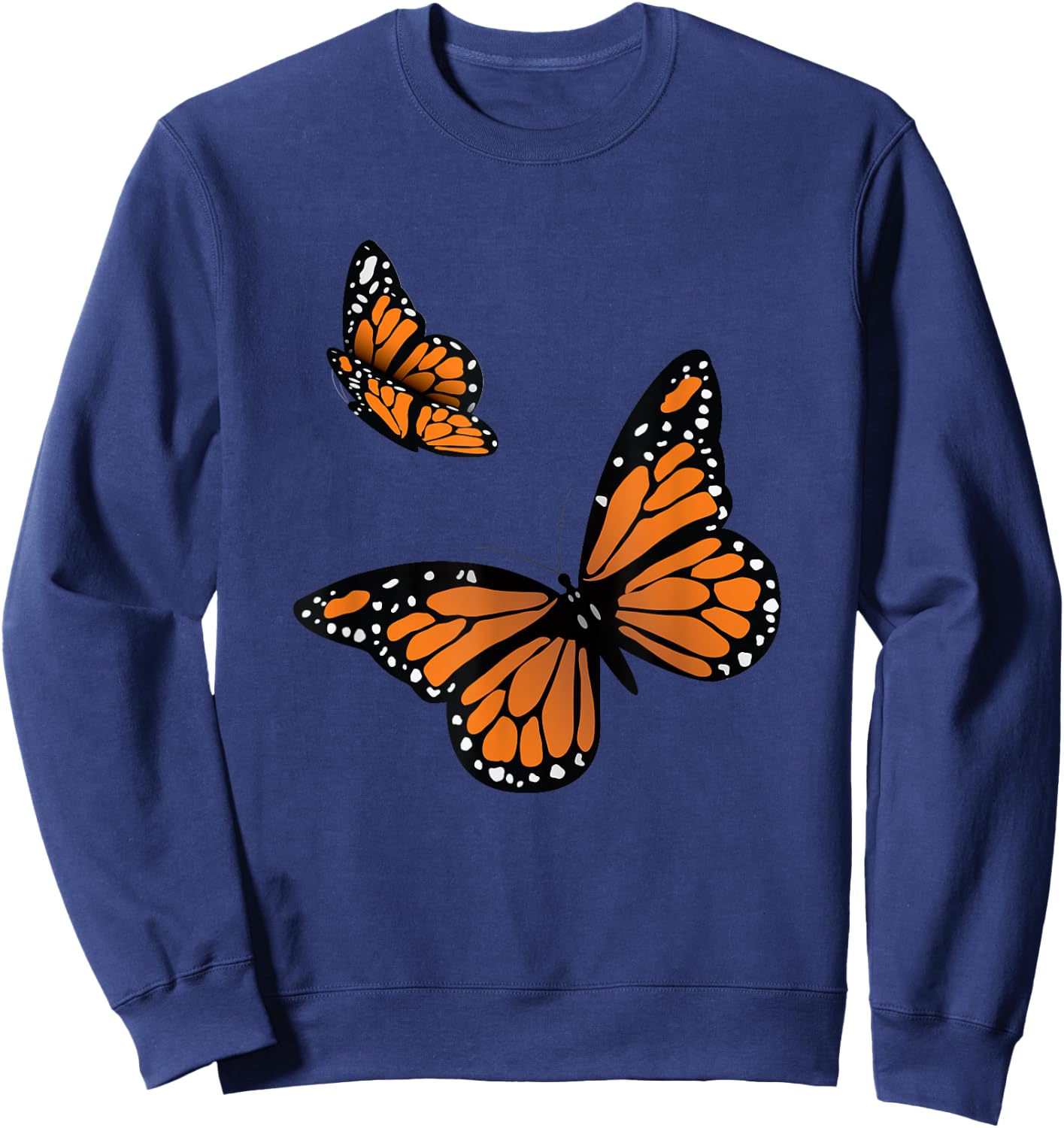 Monarch Butterfly Sweatshirt - Sweatshirt | Navy