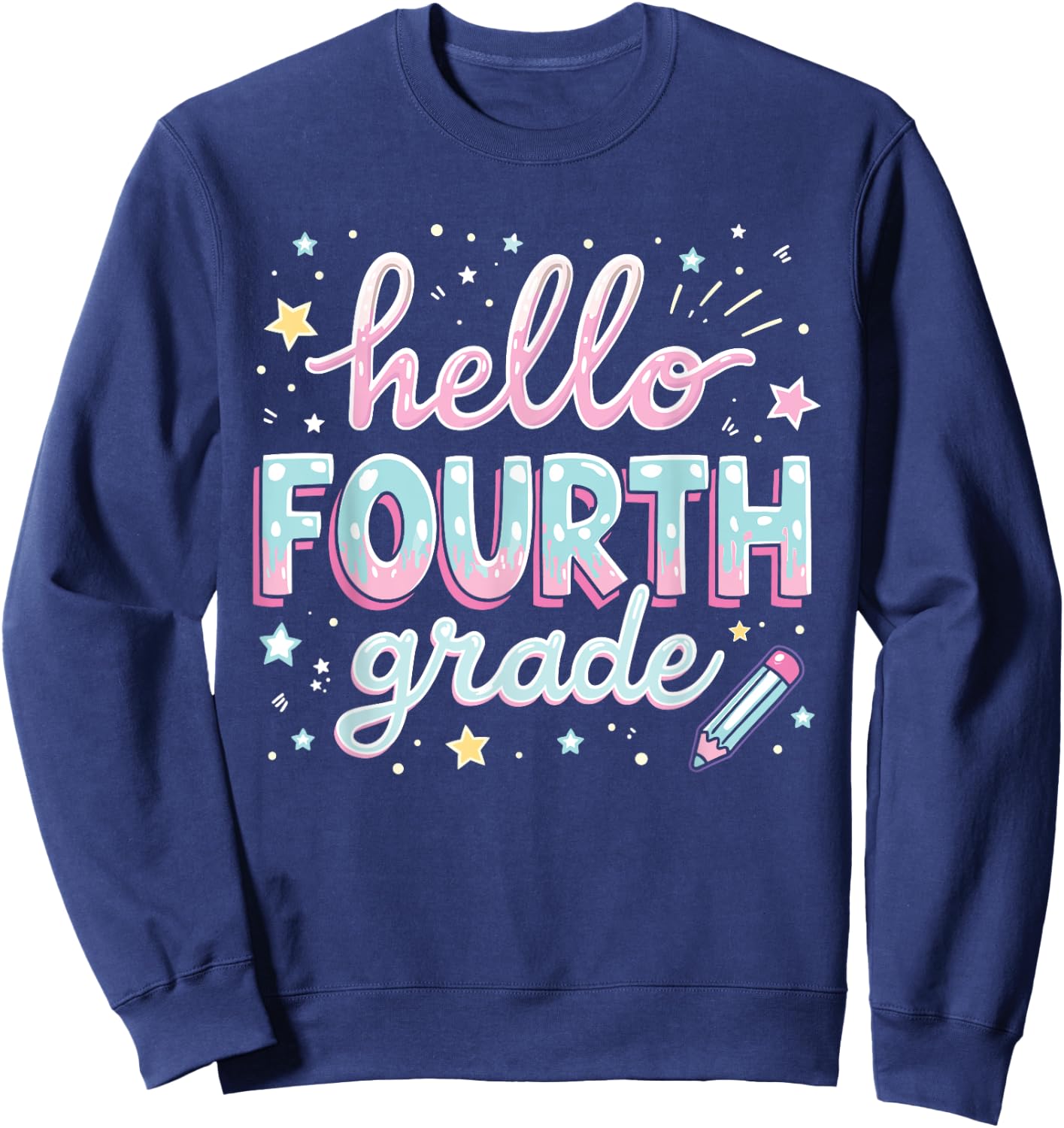 4th Grade Classroom Must-Haves Sweatshirt - Sweatshirt | Navy