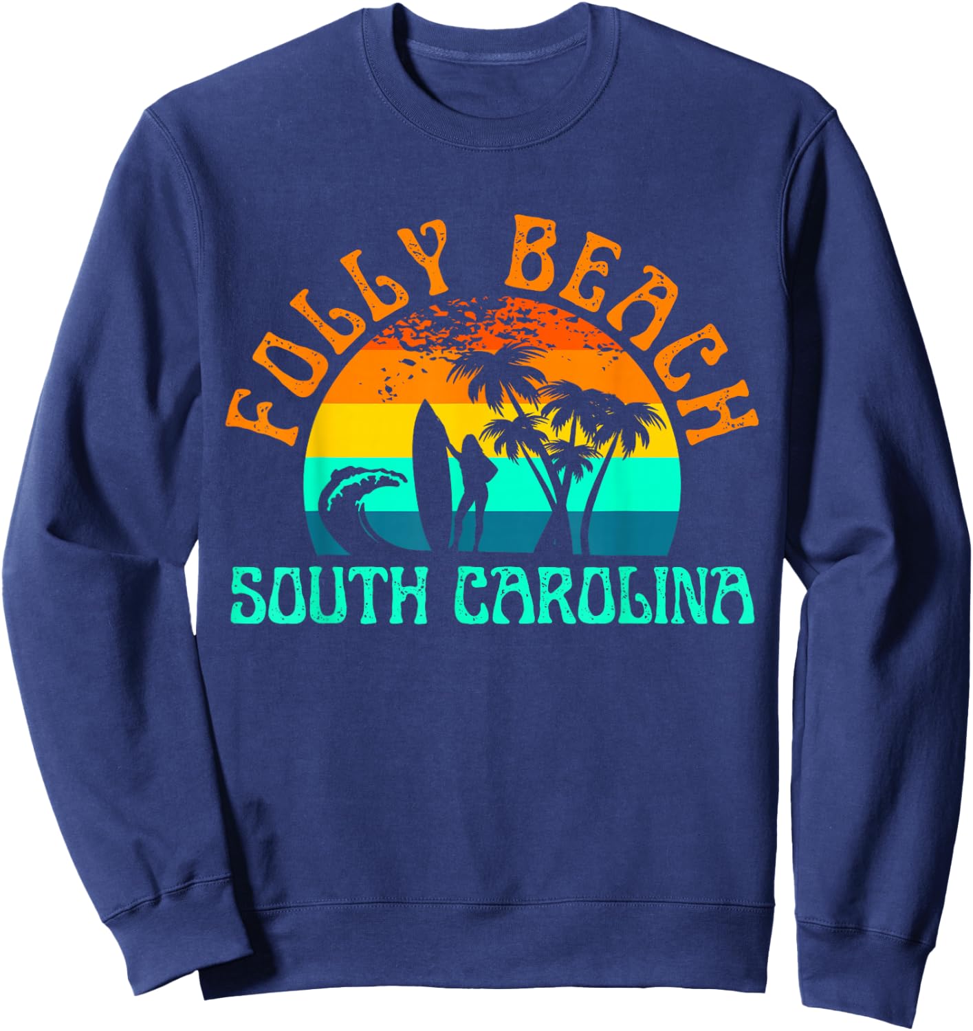 Folly Beach Sweatshirt - Sweatshirt | Navy