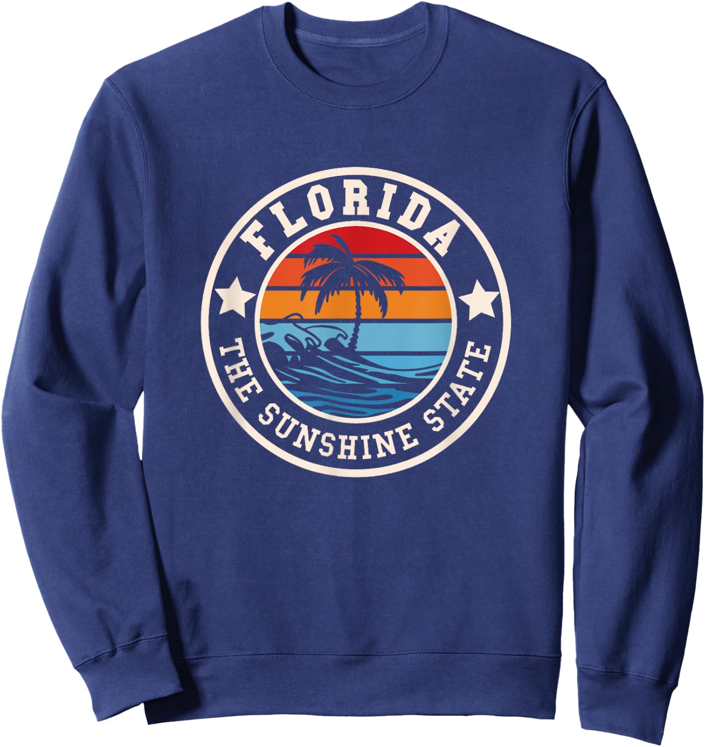 FLORIDA - Retro / Throwback Design - Classic Sweatshirt - Sweatshirt | Navy