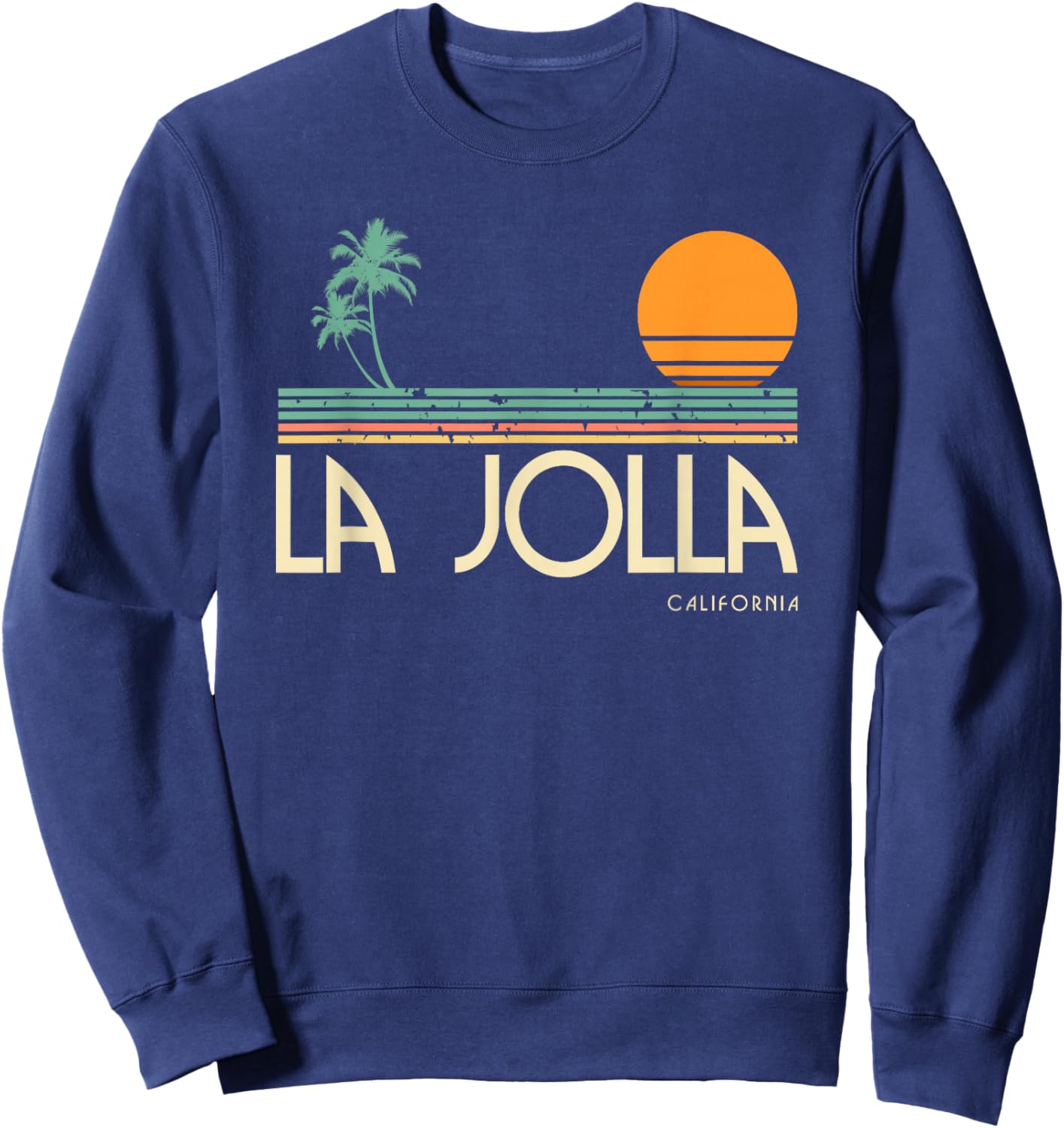 La Jolla California Sweatshirt - Sweatshirt | Navy