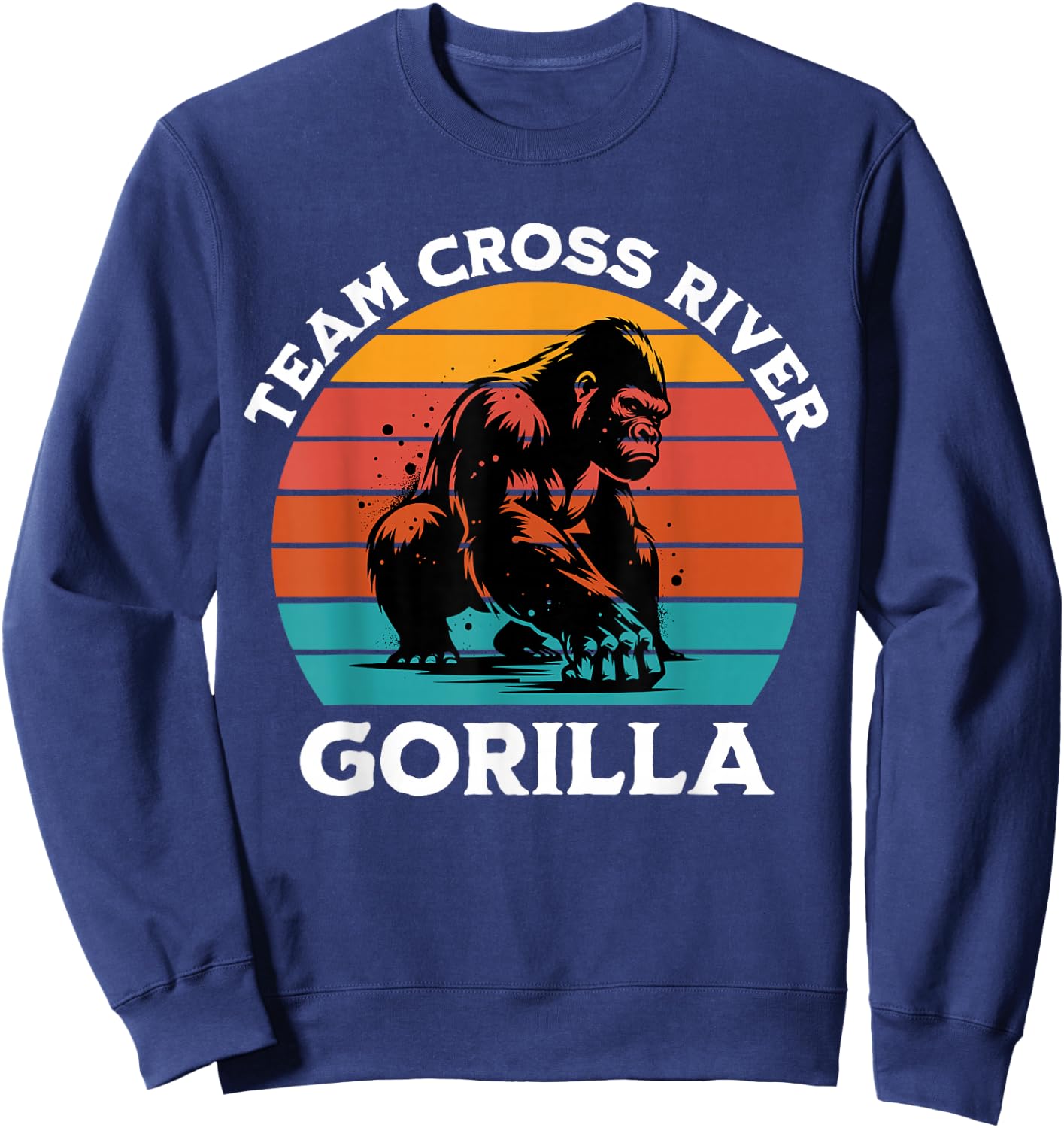 Cross River Gorilla Team Cross River Gorilla Sweatshirt - Sweatshirt | Navy