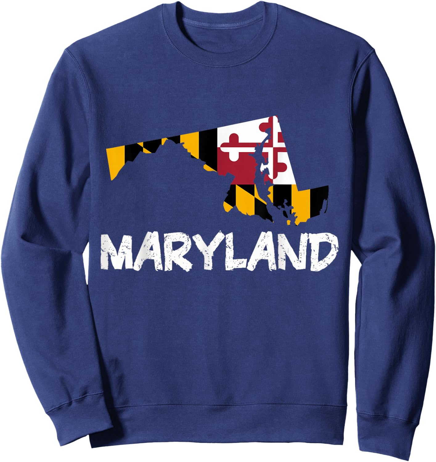 Cool Maryland State Sweatshirt - Sweatshirt | Navy