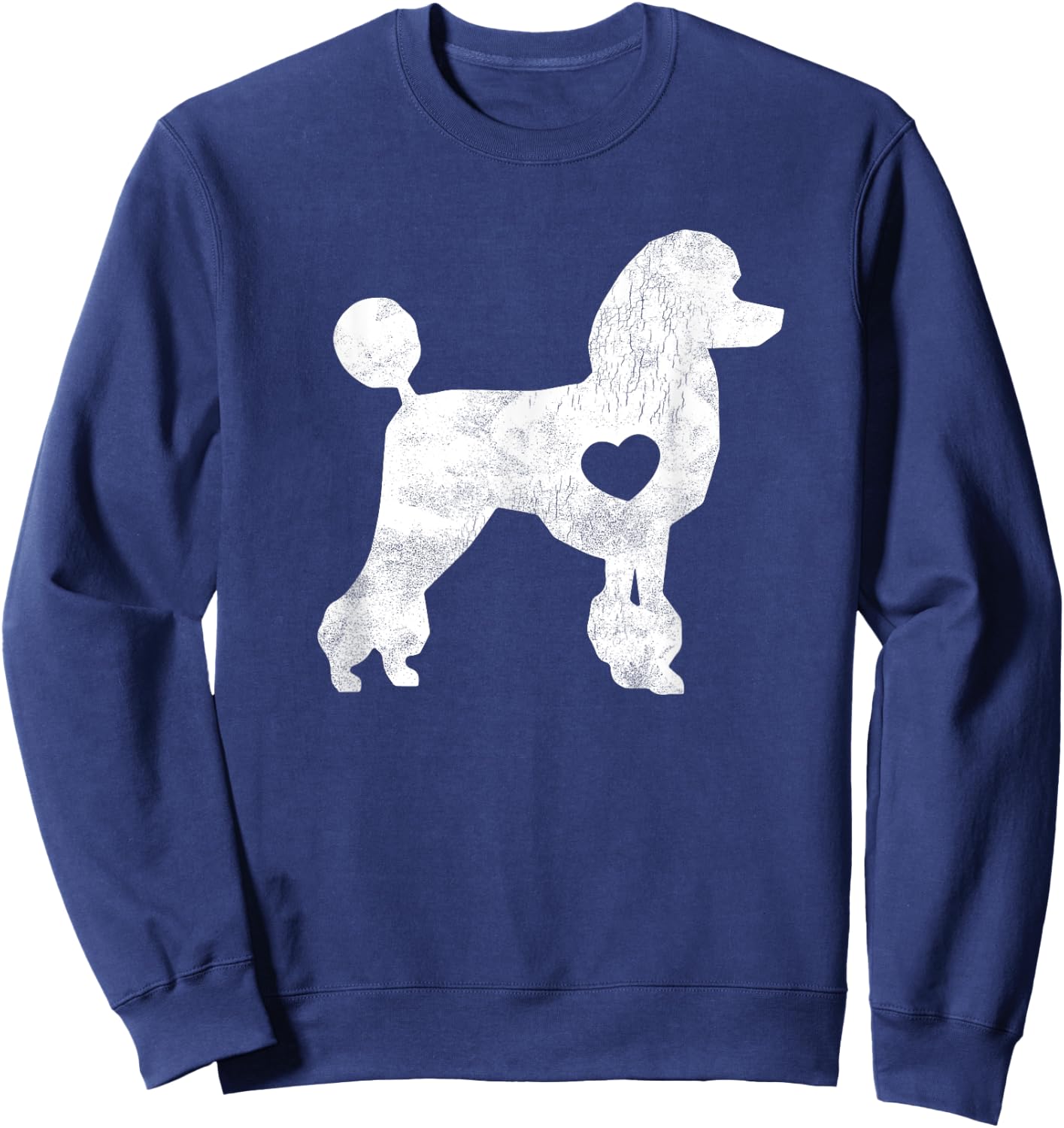 I Love My Poodle Shirt Poodle Lover Gifts Dog Pet Owner Men Women Kids Sweatshirt - Sweatshirt | Navy