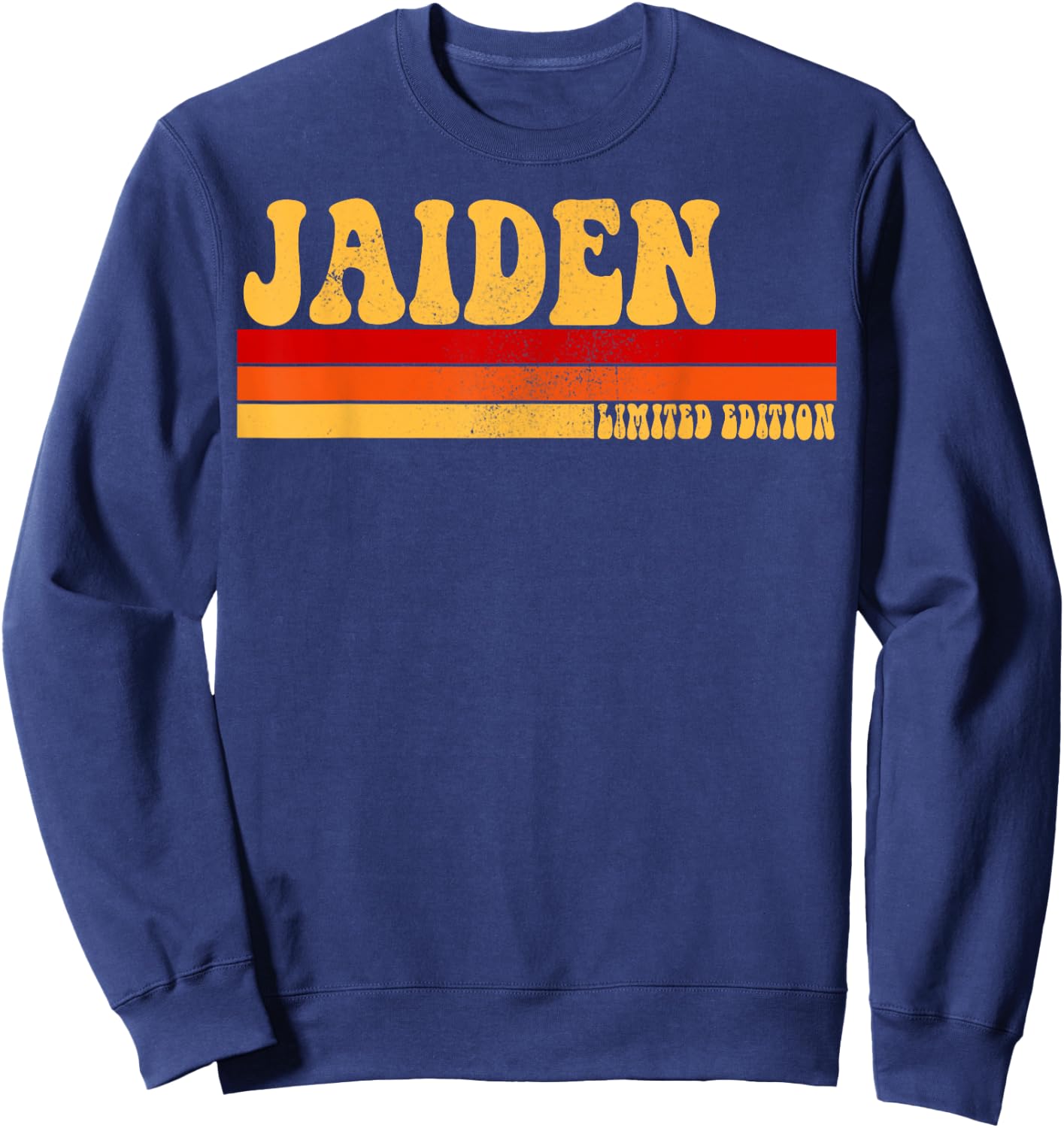JAIDEN Name Personalized Idea Men Retro Vintage JAIDEN Sweatshirt - Sweatshirt | Navy