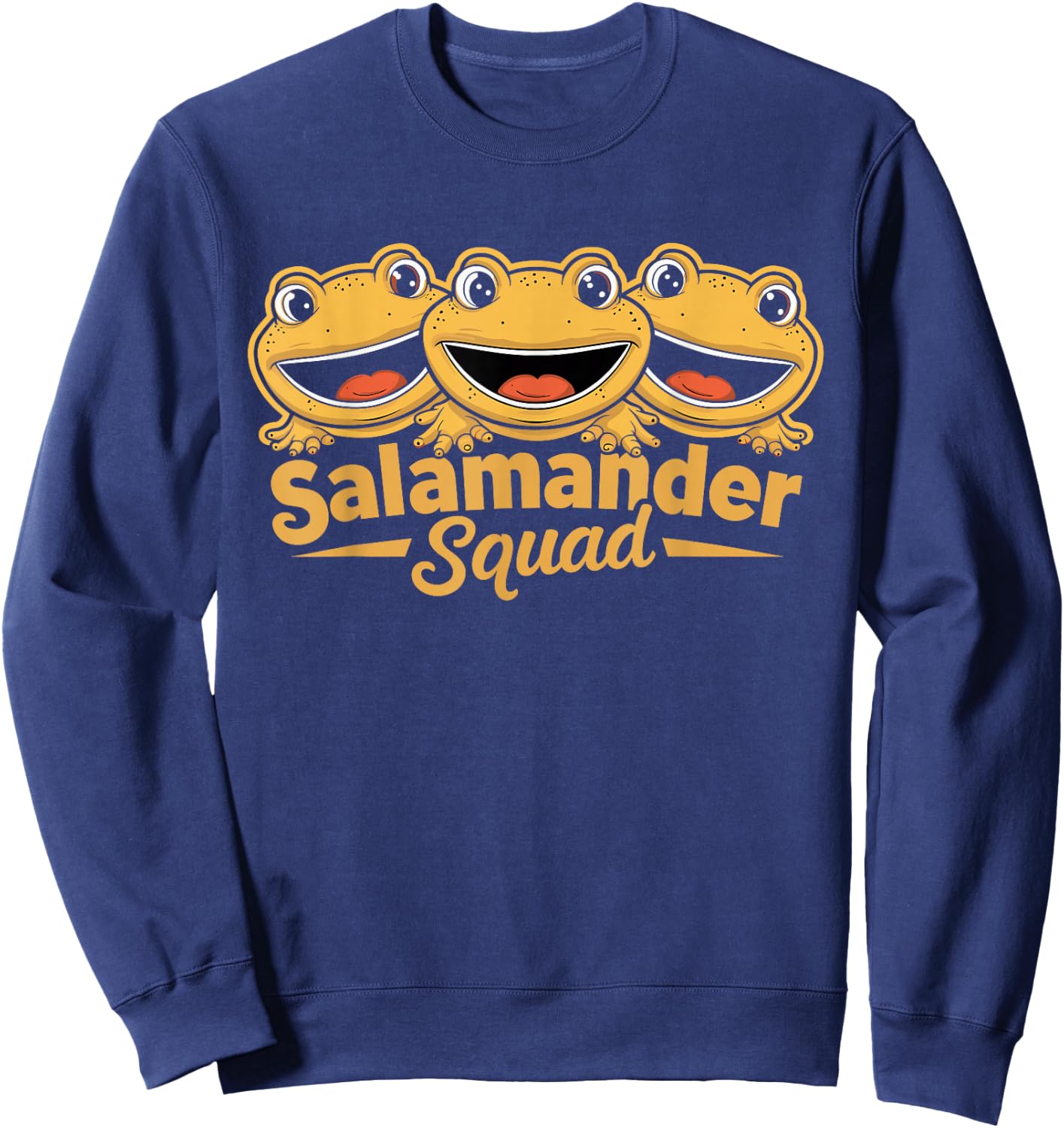 Salamander Squad Design Salamander Lover Stuff | Salamander Sweatshirt - Sweatshirt | Navy