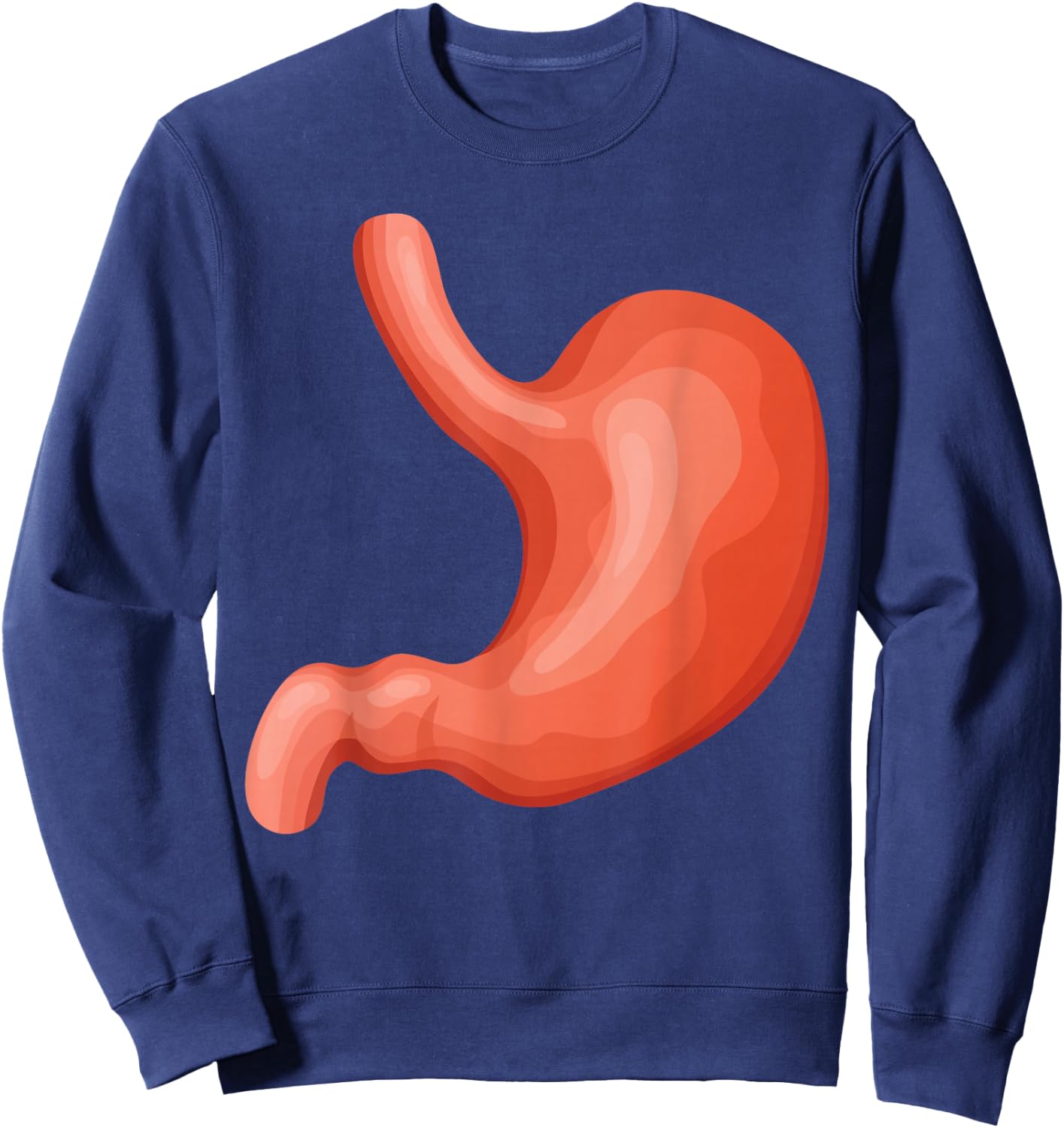 Human Body Organs Anatomy Group Costumes - Stomach Costume Sweatshirt - Sweatshirt | Navy