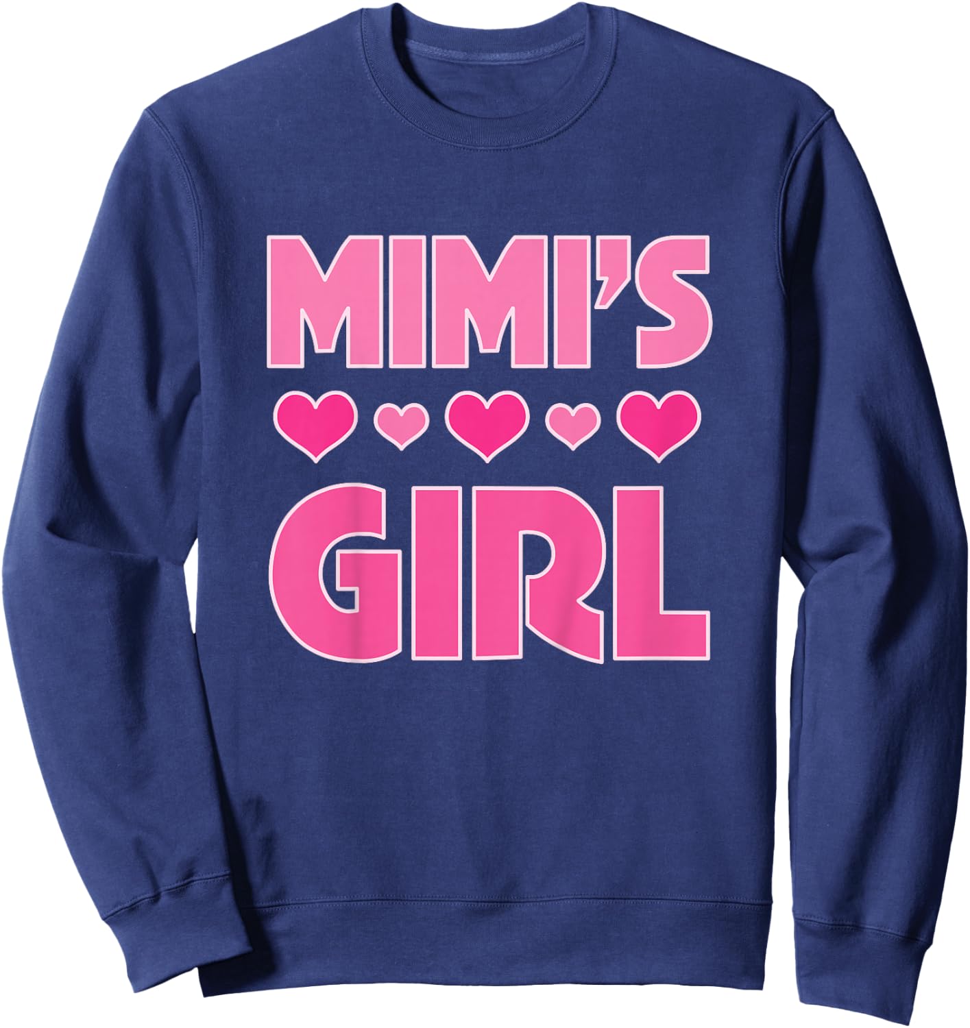 Kids Mimi's Girl Granddaughter Sweatshirt - Sweatshirt | Navy