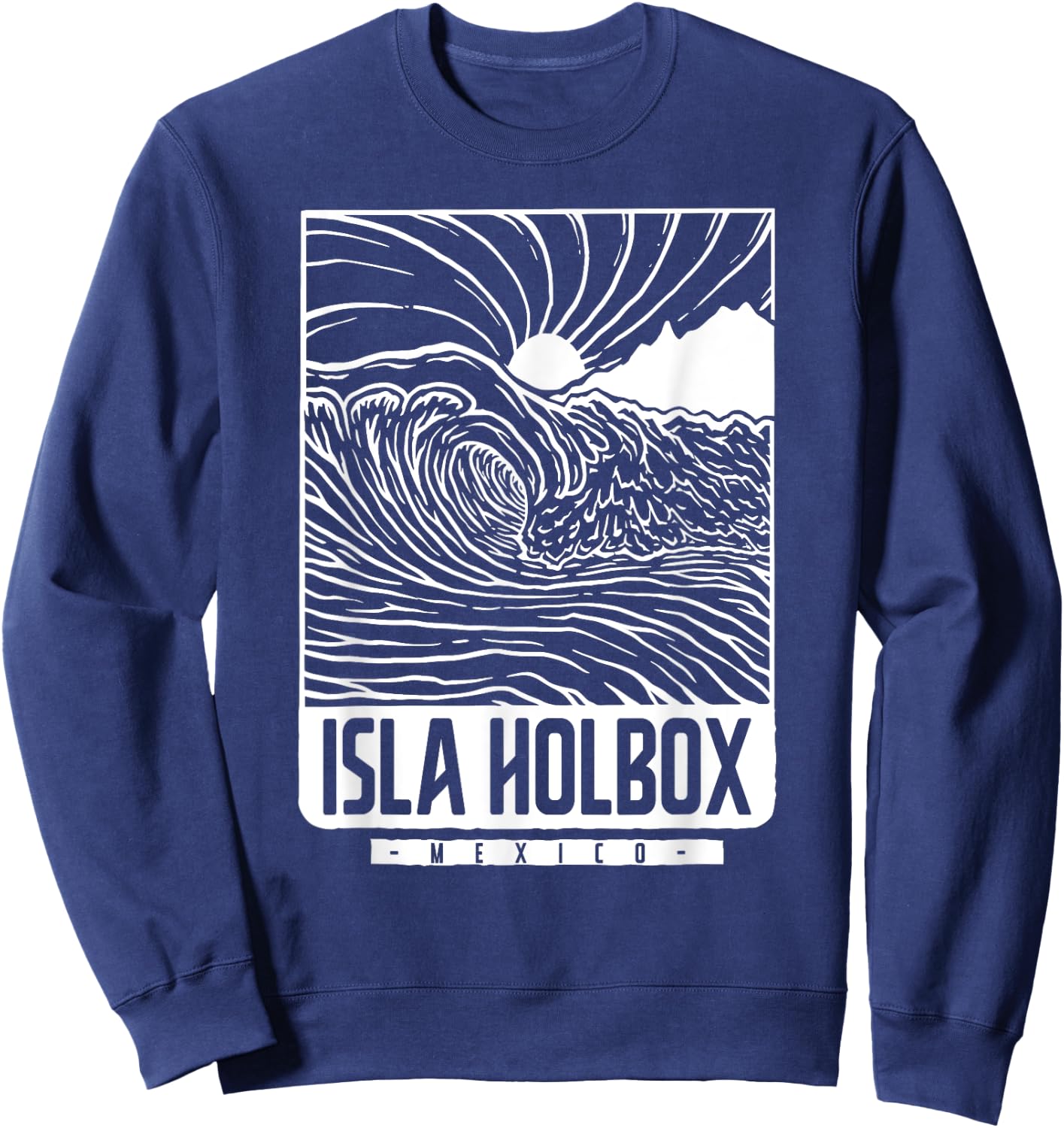 Isla Holbox Mexico Sweatshirt - Sweatshirt | Navy
