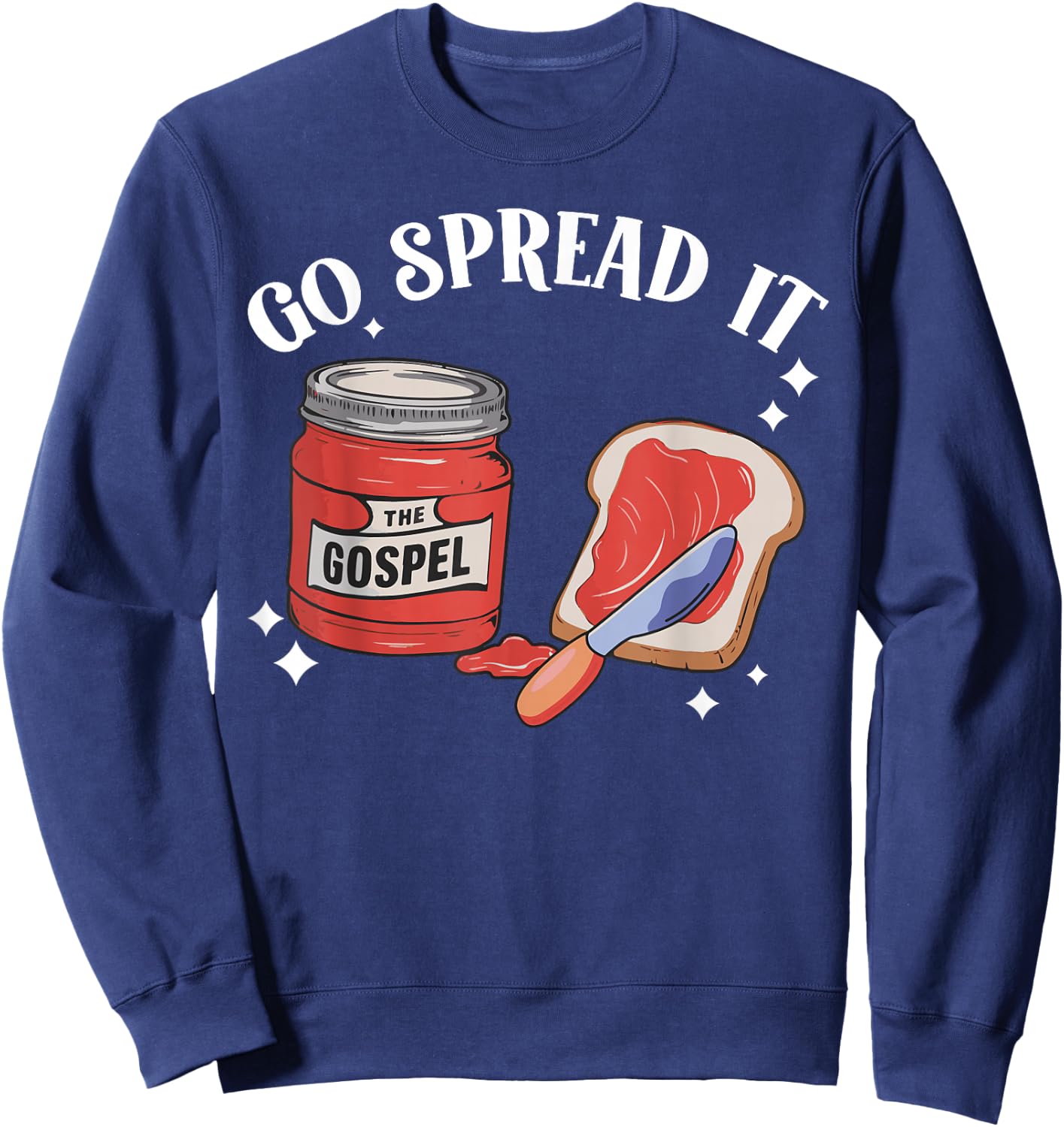 Go Spread It The Gospel Sweatshirt - Sweatshirt | Navy