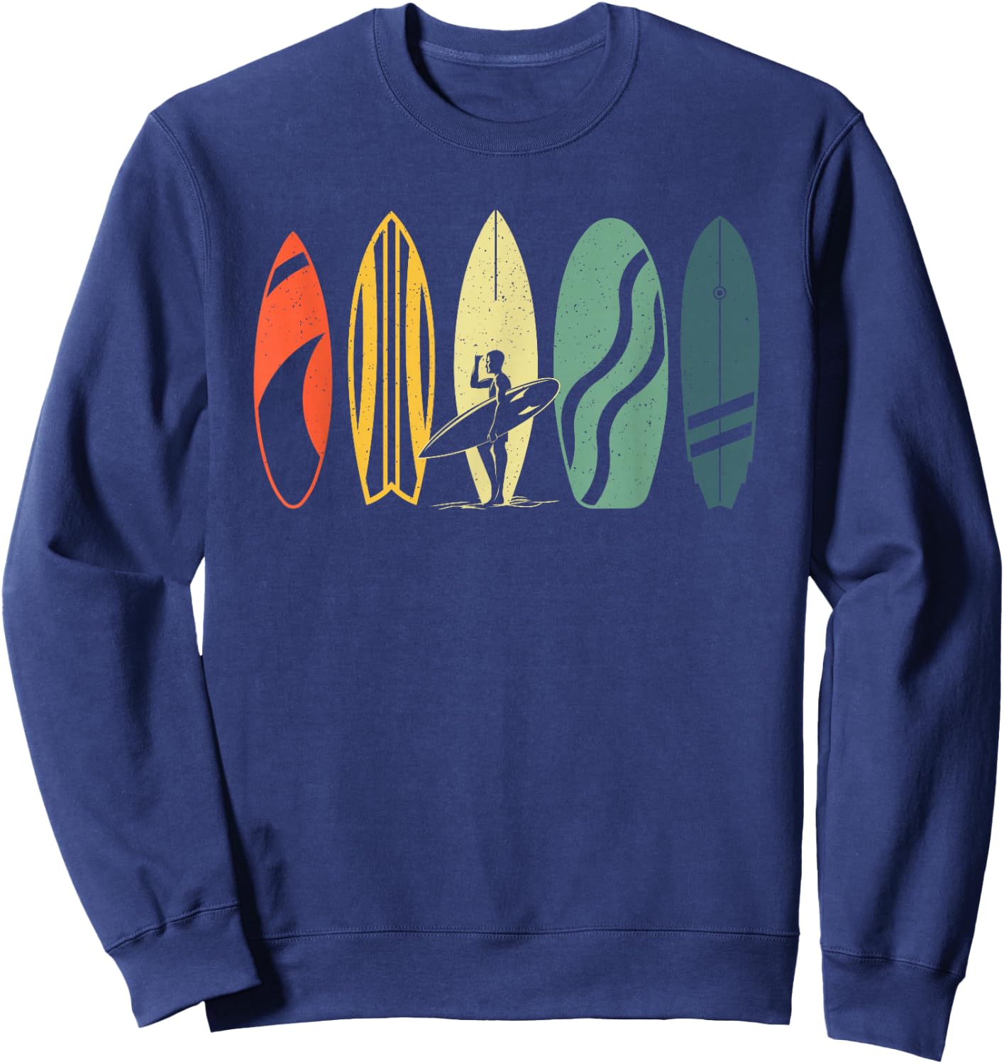 Best Surfboard Women Kids Surfing Surfer Surfboard Sweatshirt - Sweatshirt | Navy