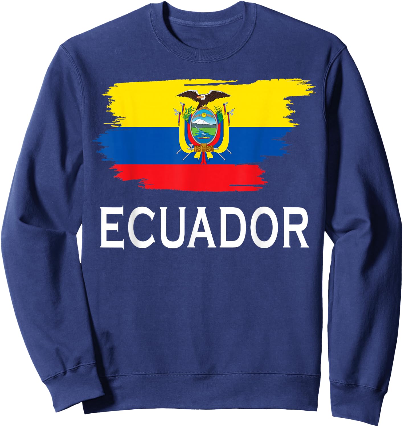 Ecuador Country Ecuadorian Flag Women Kids Ecuador Sweatshirt - Sweatshirt | Navy