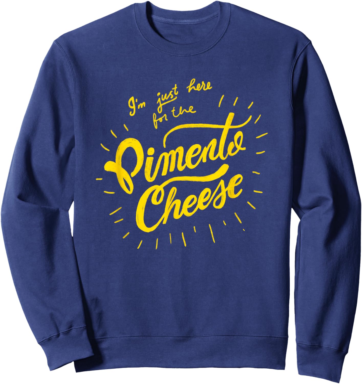 Pimento Cheese Sandwich Shirt - Funny Golfer's Sweatshirt - Sweatshirt | Navy