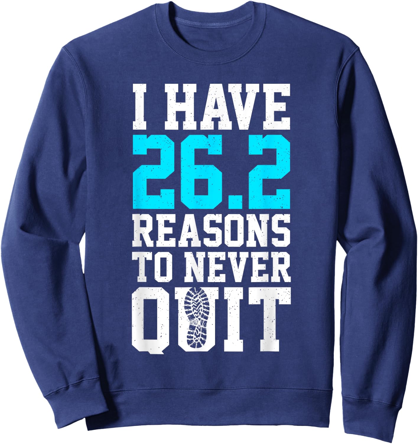 Best Marathon Runner Design Women Marathon Running Sweatshirt - Sweatshirt | Navy