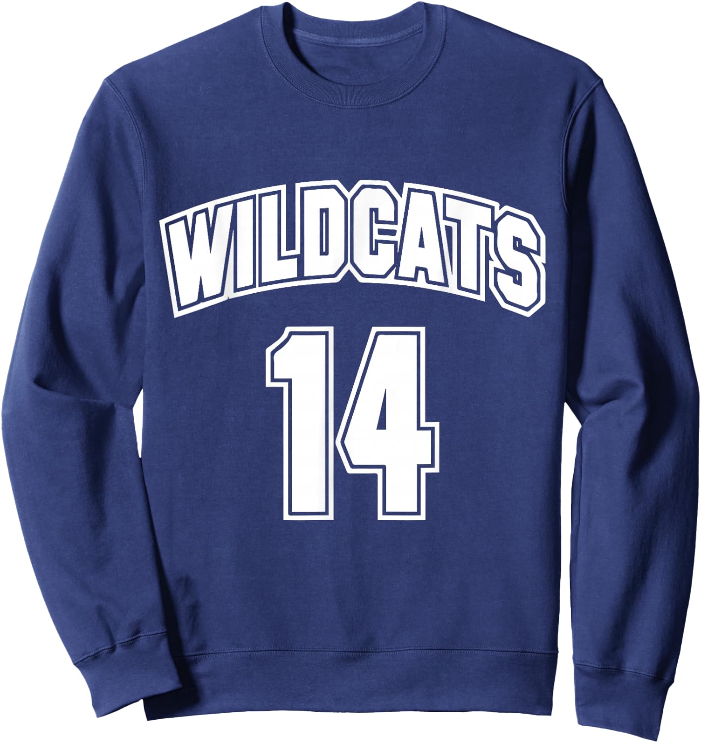 Wildcats 14 Jersey Sweatshirt - Sweatshirt | Navy