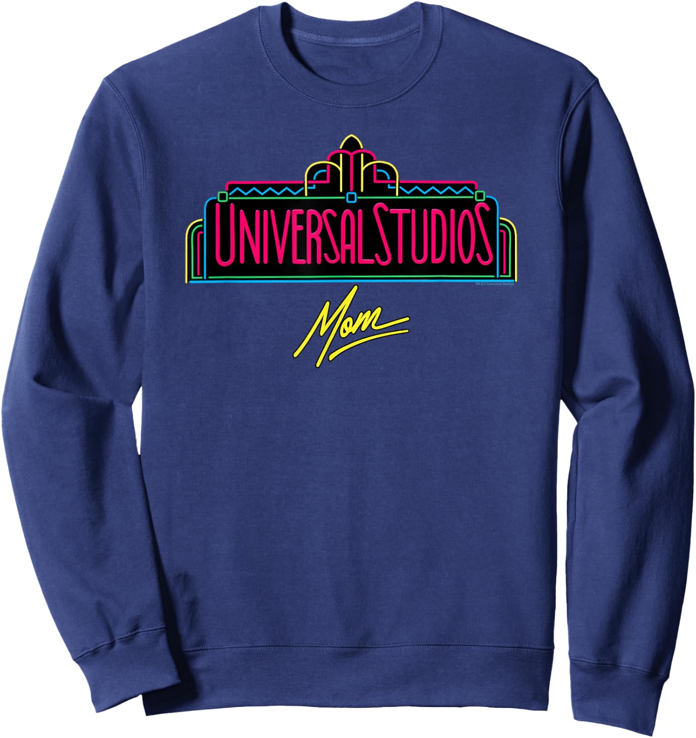 Universal Studios Marquee Mom Sweatshirt - Sweatshirt | Navy