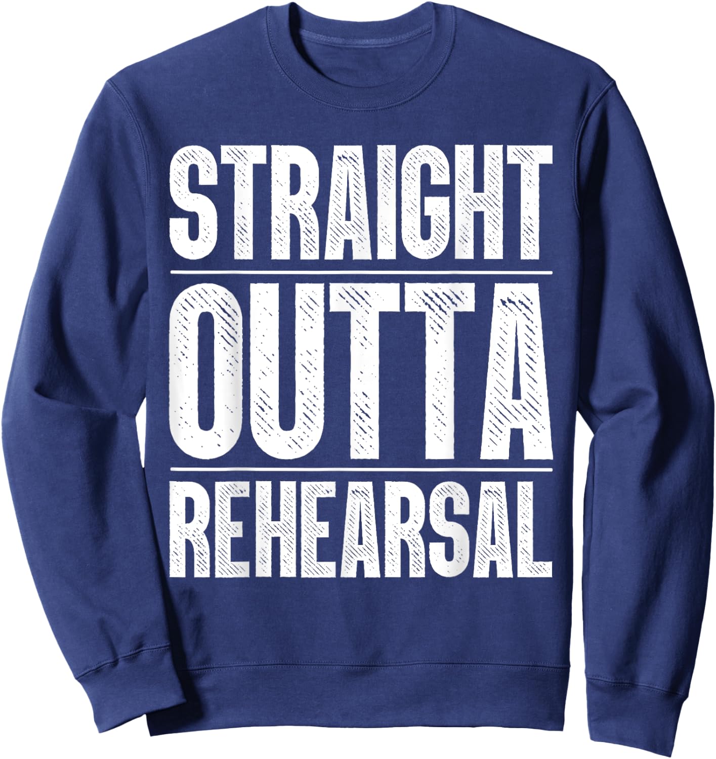 Cool Theater Women Actor Broadway Musical Drama Geek Sweatshirt - Sweatshirt | Navy