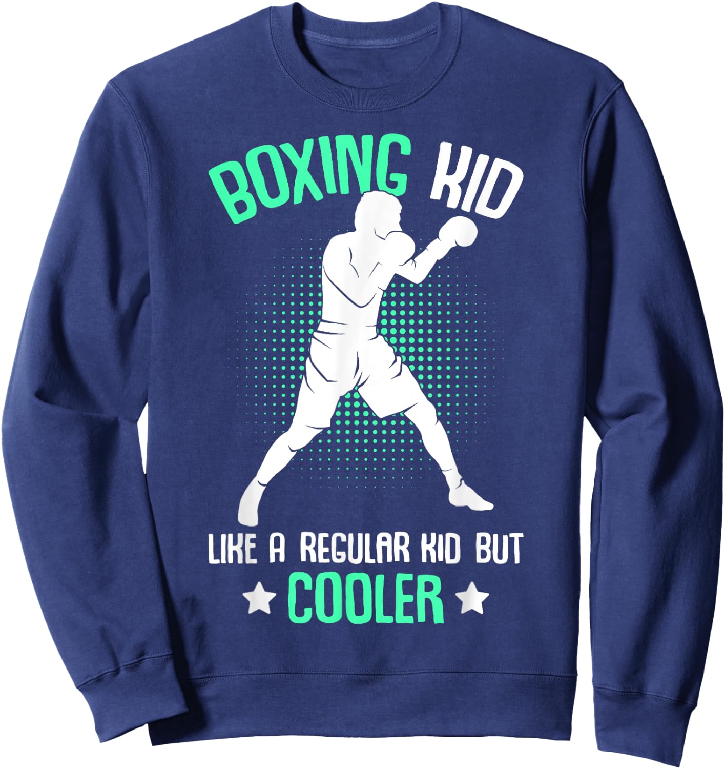 Boxing Kid Boxer Boys Sweatshirt - Sweatshirt | Navy