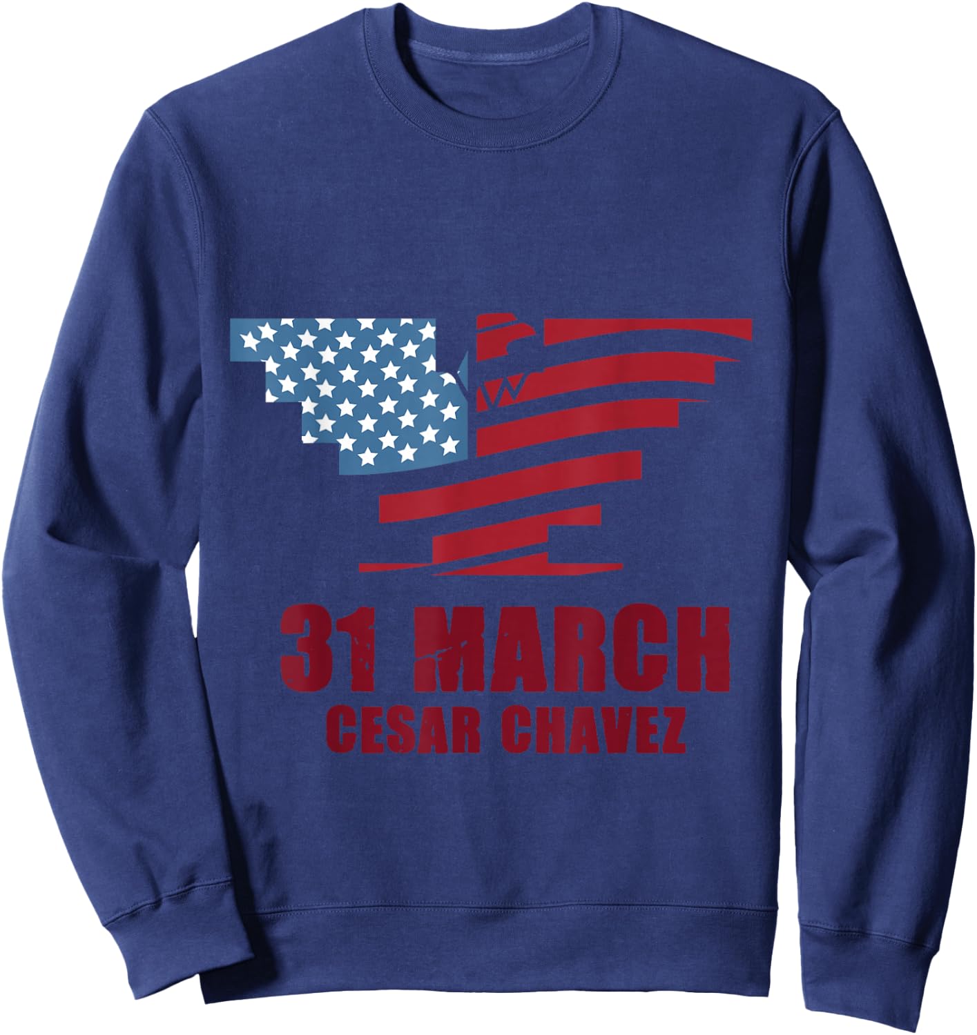 Cesar Chavez Day March 31 Si Se Puede Sweatshirt - Sweatshirt | Navy